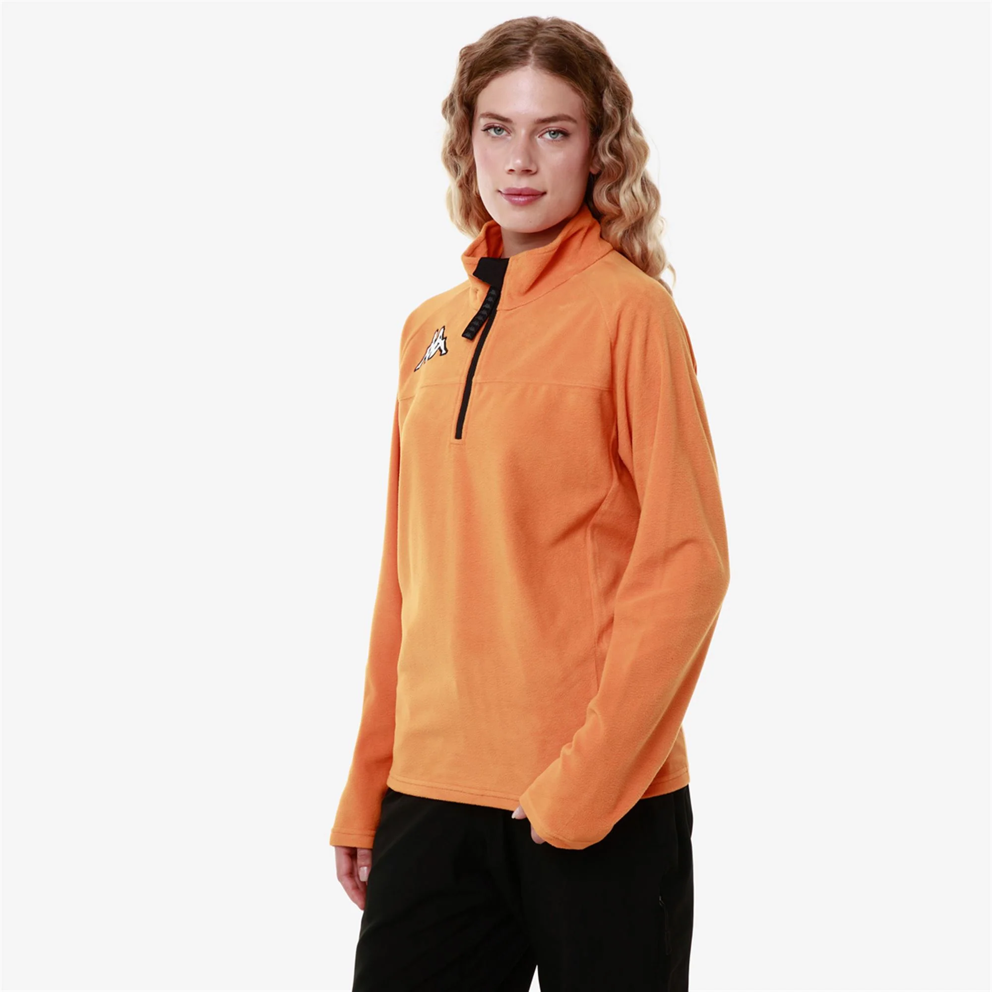 6CENTO 687B - Fleece - Jumper - Unisex - ORANGE-BLACK - Image 6