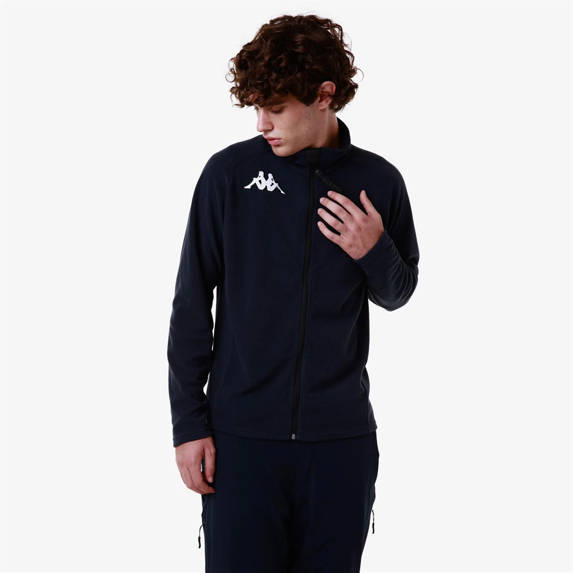 6CENTO 687BFZ - Fleece - Jacket - Unisex - BLUE DK- BLACK - Image 5