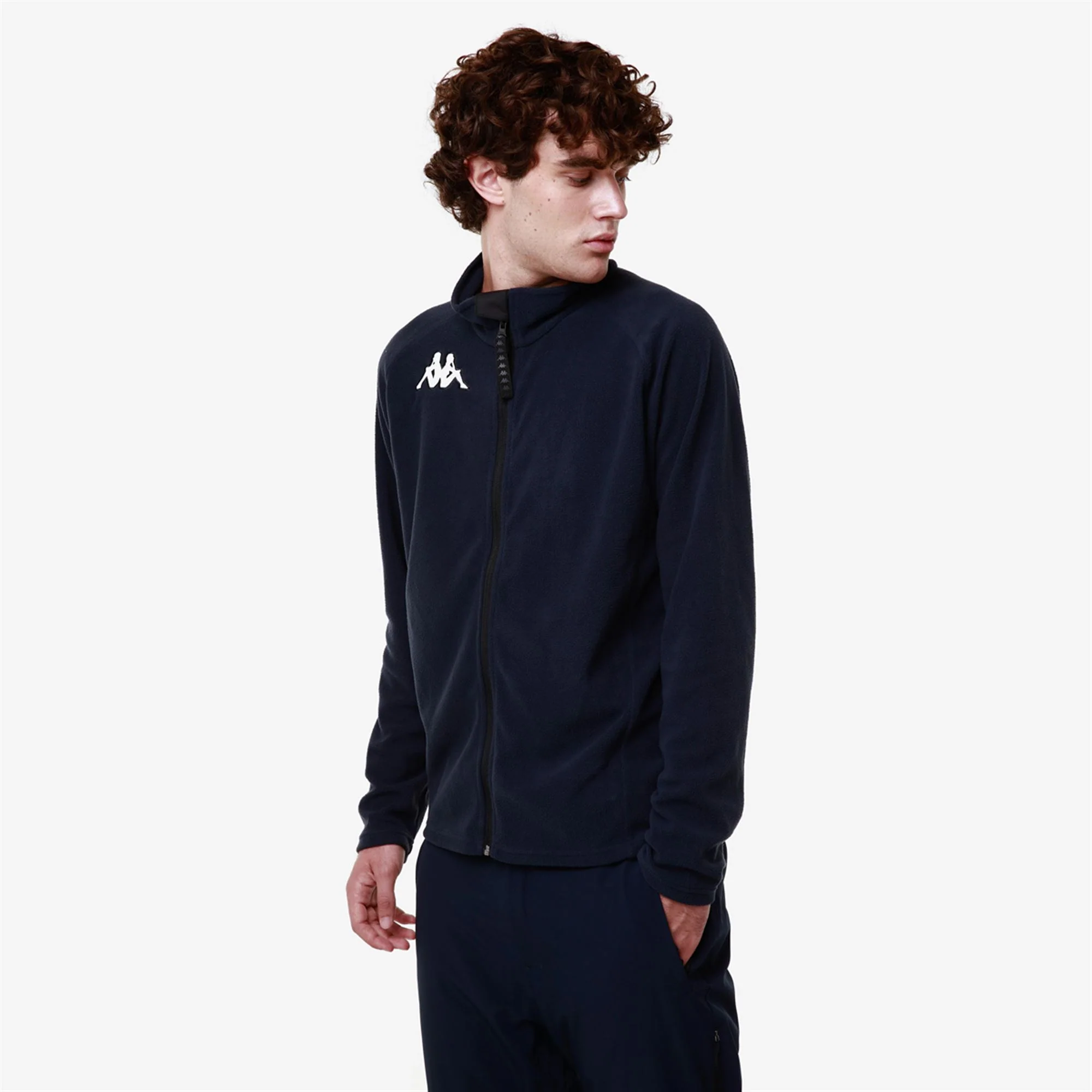 6CENTO 687BFZ - Fleece - Jacket - Unisex - BLUE DK- BLACK - Image 6