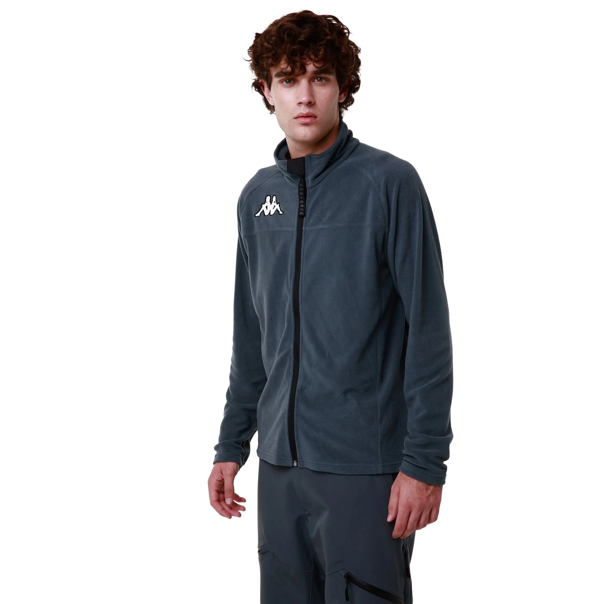 6CENTO 687FZ - Fleece - Jacket - Unisex - GREY ASPHALT-BLACK - Image 6