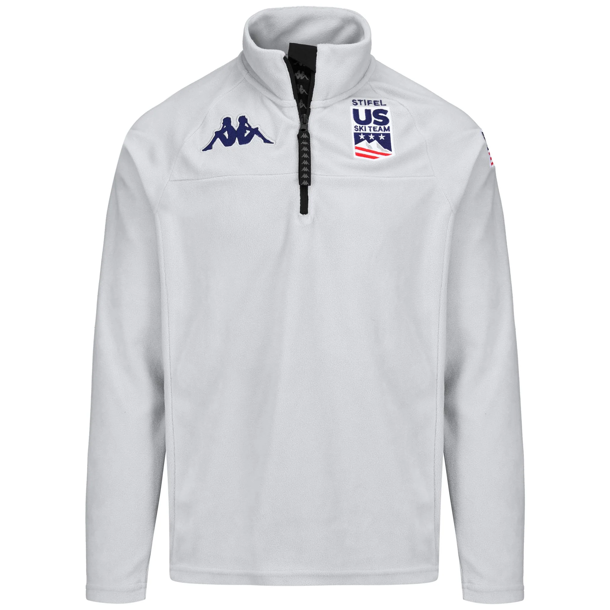 818 US - Fleece - Jumper - Unisex - Grey Lt Lead-Black