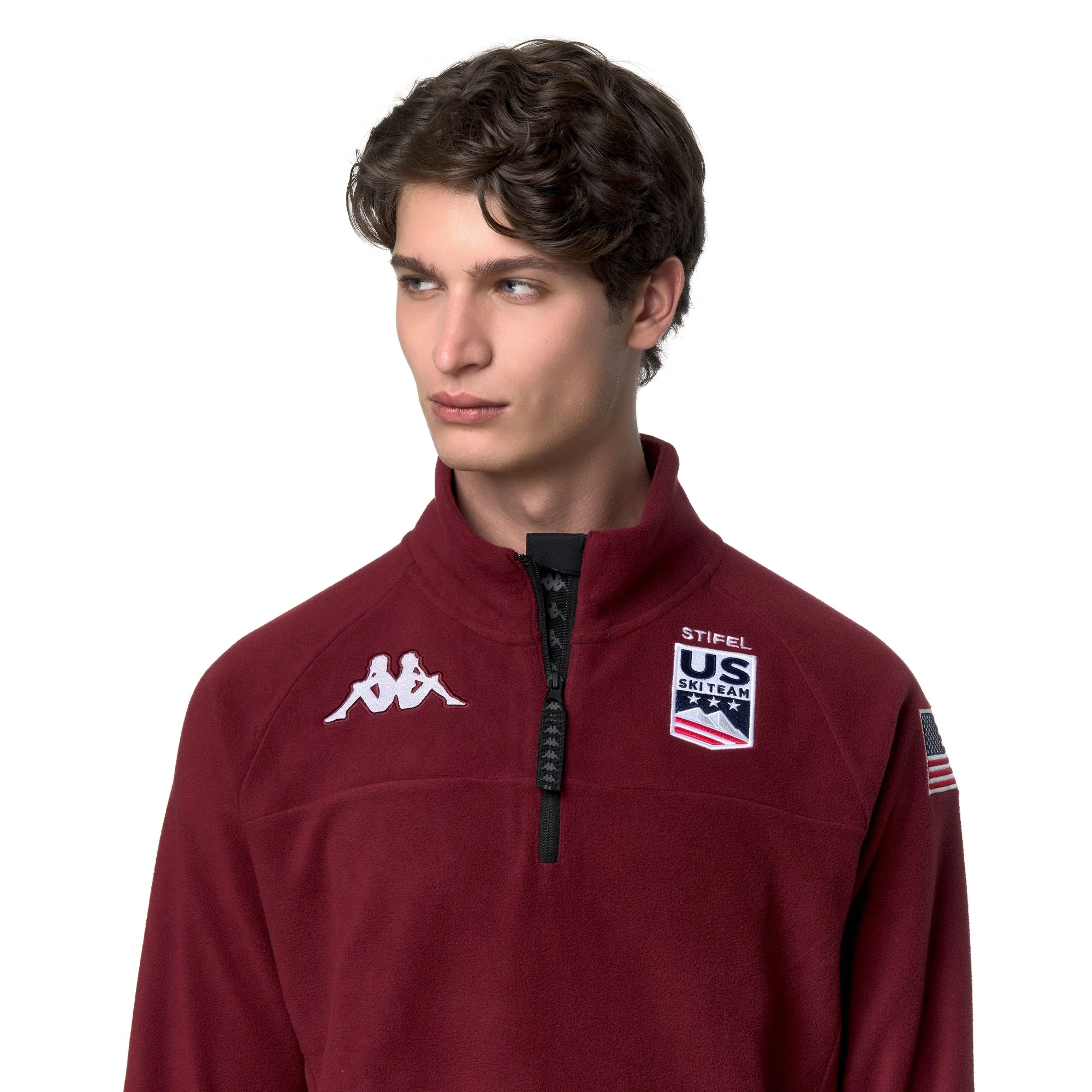818 US - Fleece - Jumper - Unisex - Red Pomegranate - Image 7