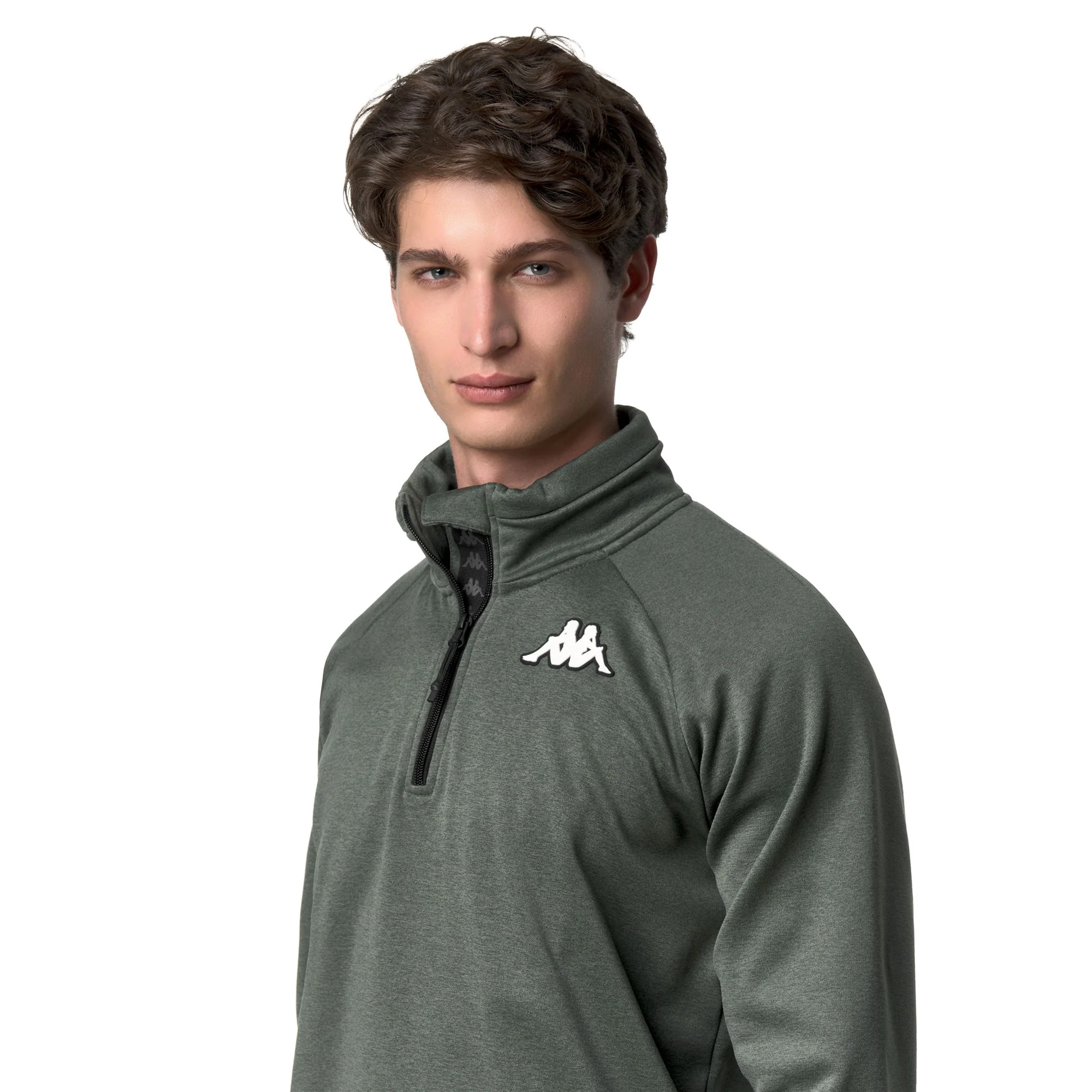 821 - Fleece - Jacket - Unisex - Green Rosin-Black - Image 7