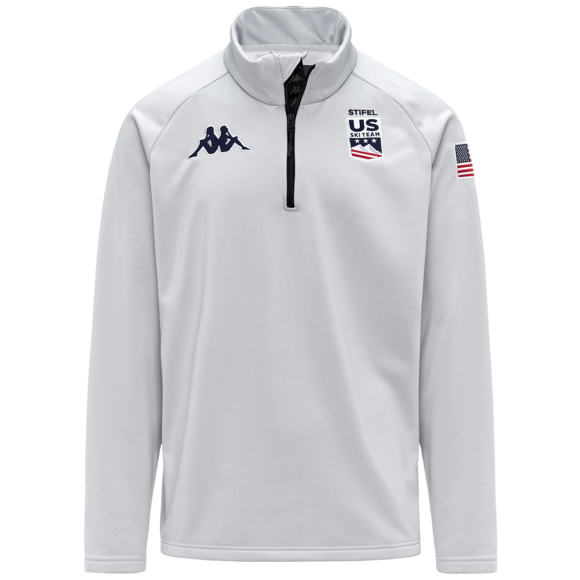 821 US - Fleece - Cardigan - Unisex - Grey Lt Lead - Image 2