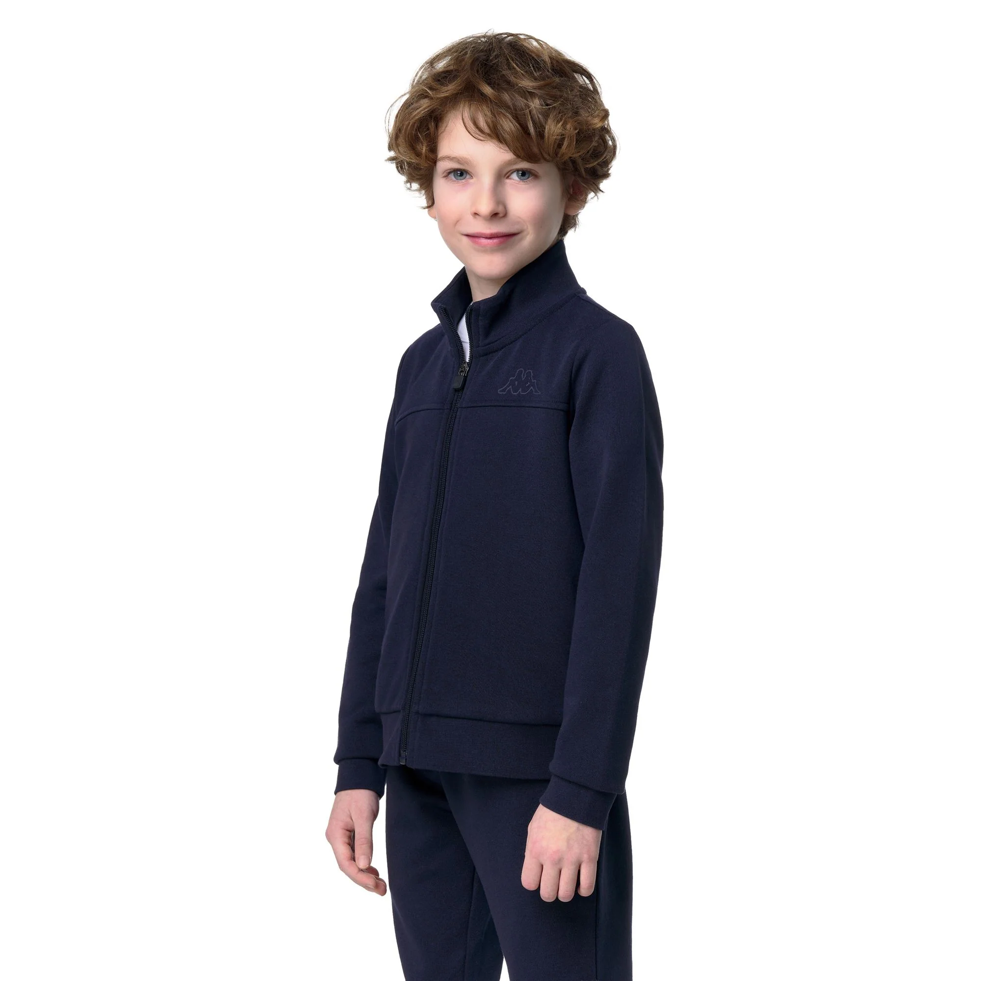 LOGO  ZIPPY KID - Fleece - Jacket - Unisex - BLUE MARINE
