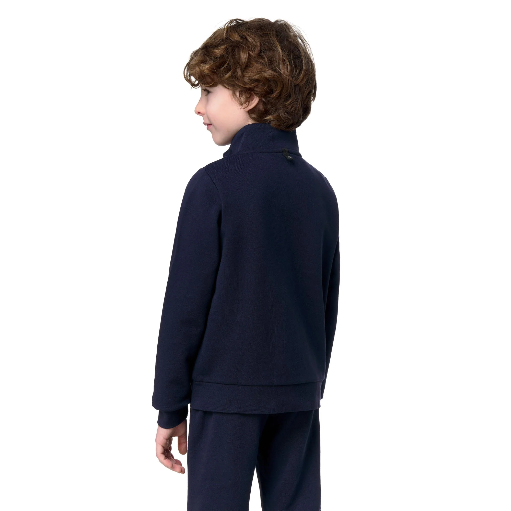 LOGO  ZIPPY KID - Fleece - Jacket - Unisex - BLUE MARINE - Image 6