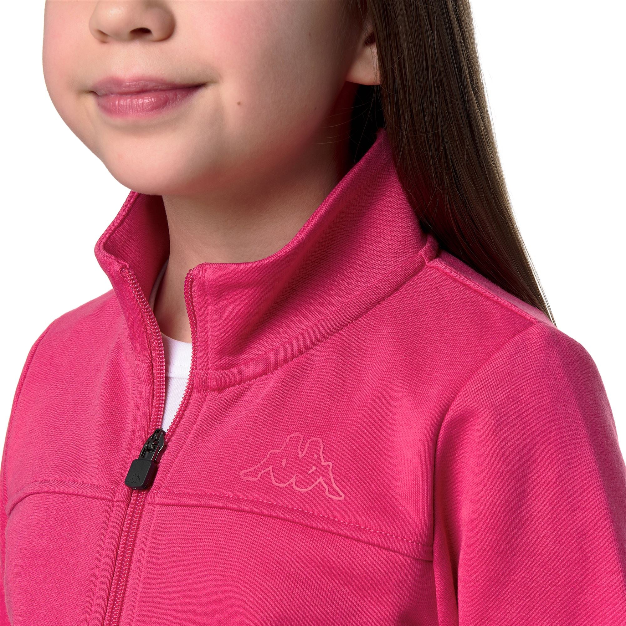 LOGO ZIPPY KID - Fleece - Jacket - Unisex - FUCHSIA BRIGHT ROSE - Image 7