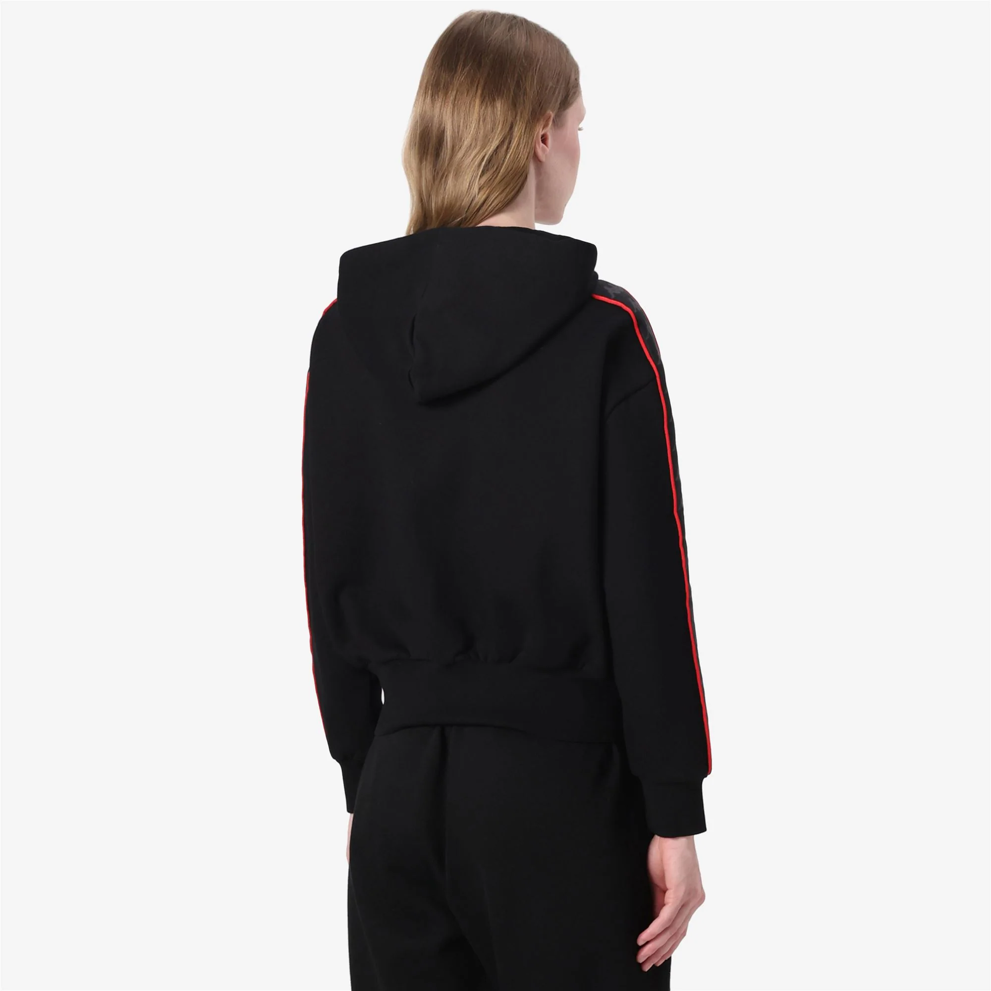222 BANDA CARLISE 2 - Fleece - Jacket - Woman - BLACK-RED RACING-WHITE - Image 6