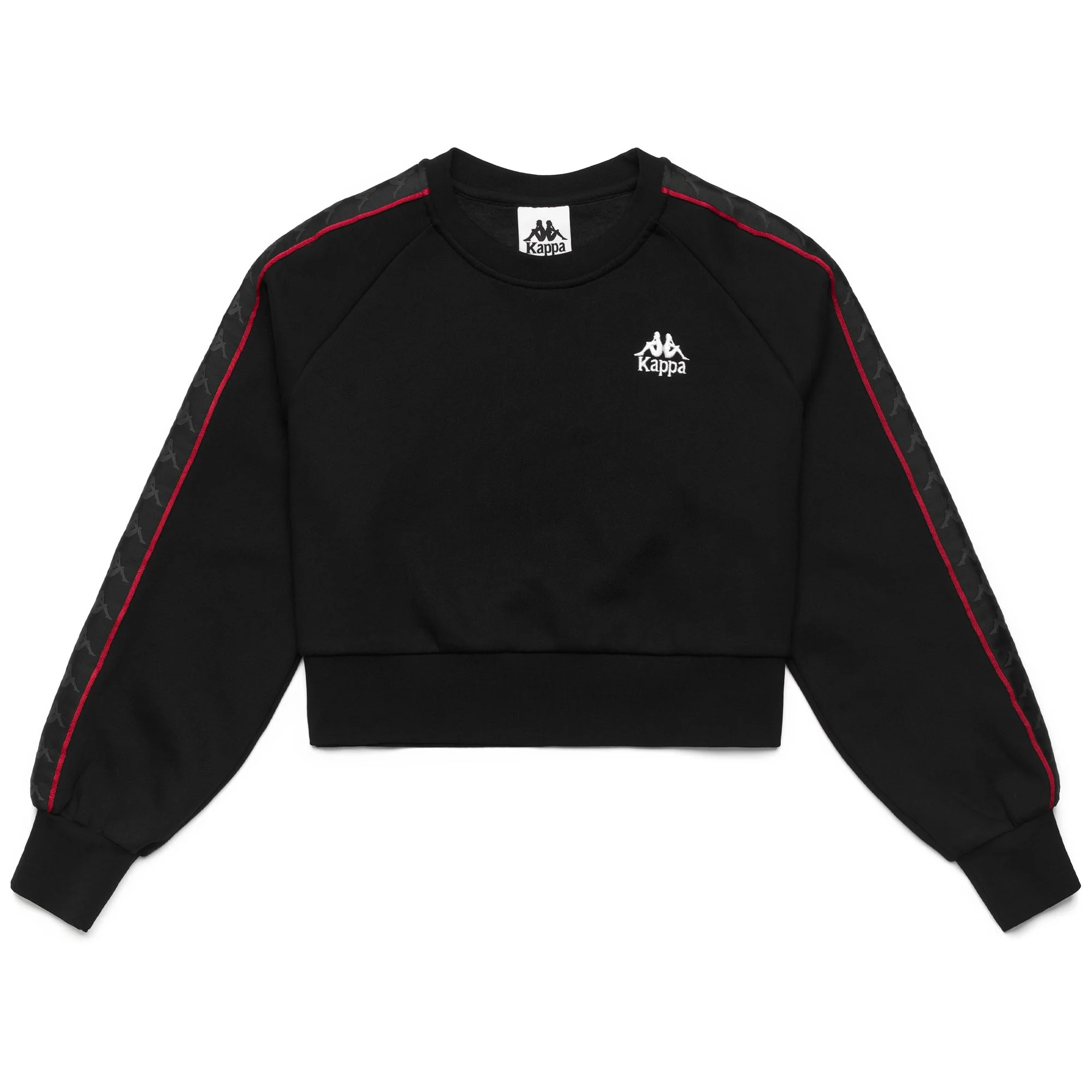 222 BANDA MARBELLA 2 - Fleece - Jumper - Woman - BLACK-RED RACING-WHITE