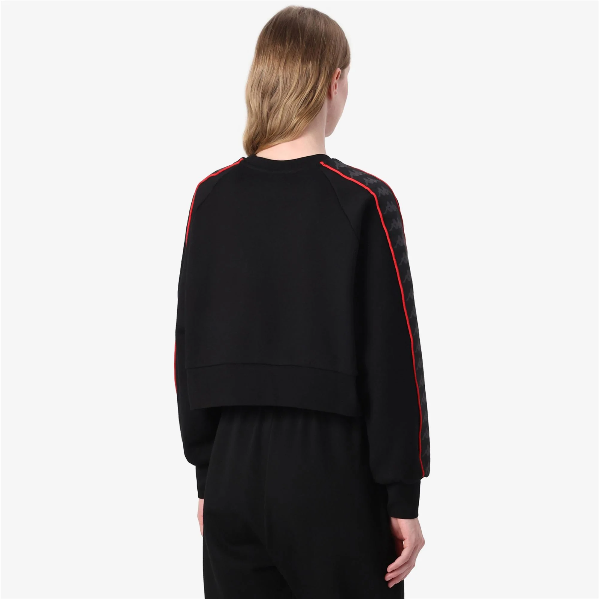 222 BANDA MARBELLA 2 - Fleece - Jumper - Woman - BLACK-RED RACING-WHITE - Image 6