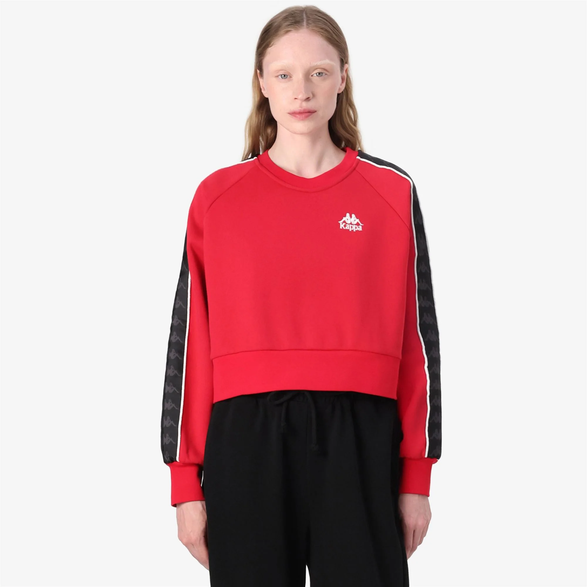 222 BANDA MARBELLA 2 - Fleece - Jumper - Woman - RED RACING-BLACK-WHITE - Image 4