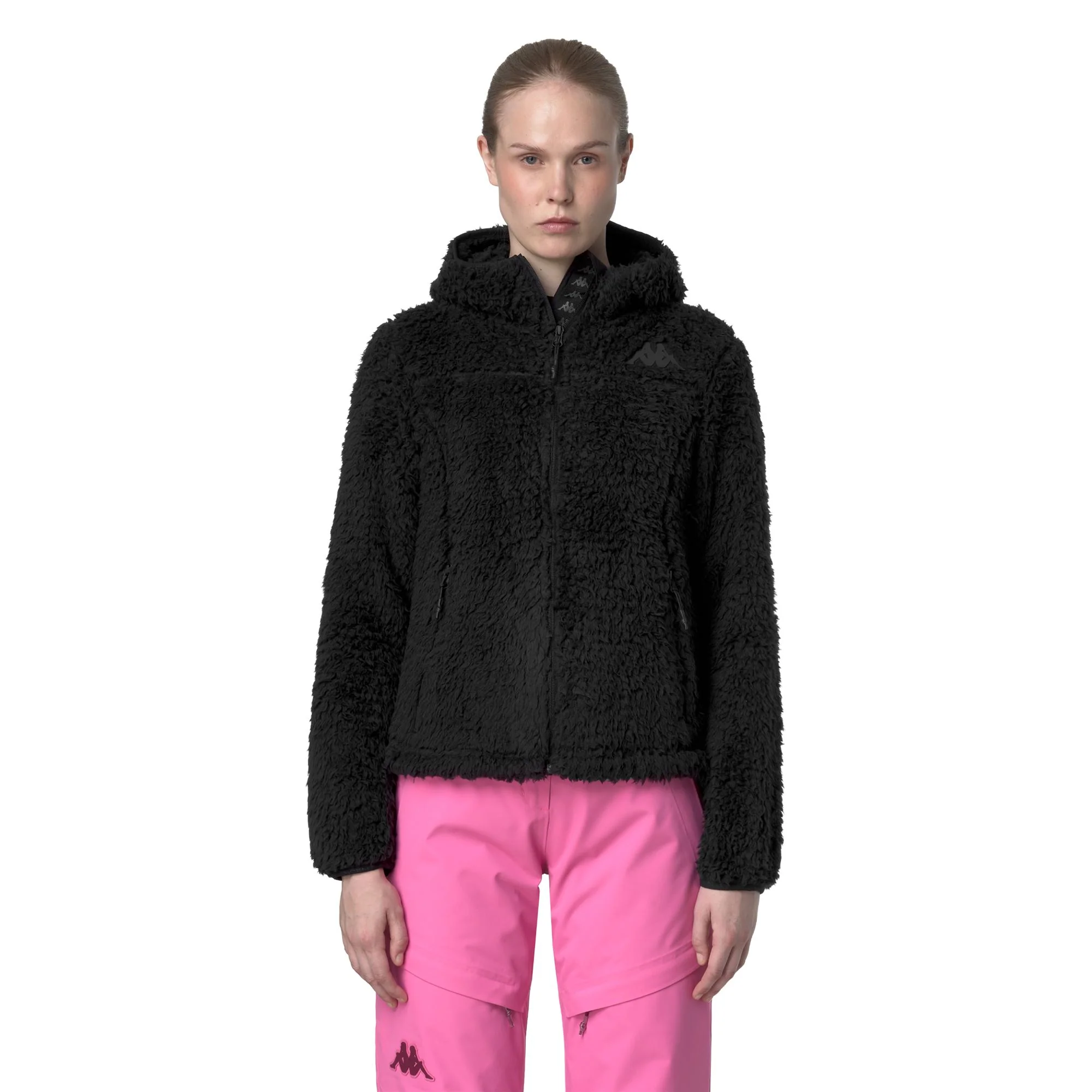 645C - Fleece - Jacket - Woman - Black Dk
