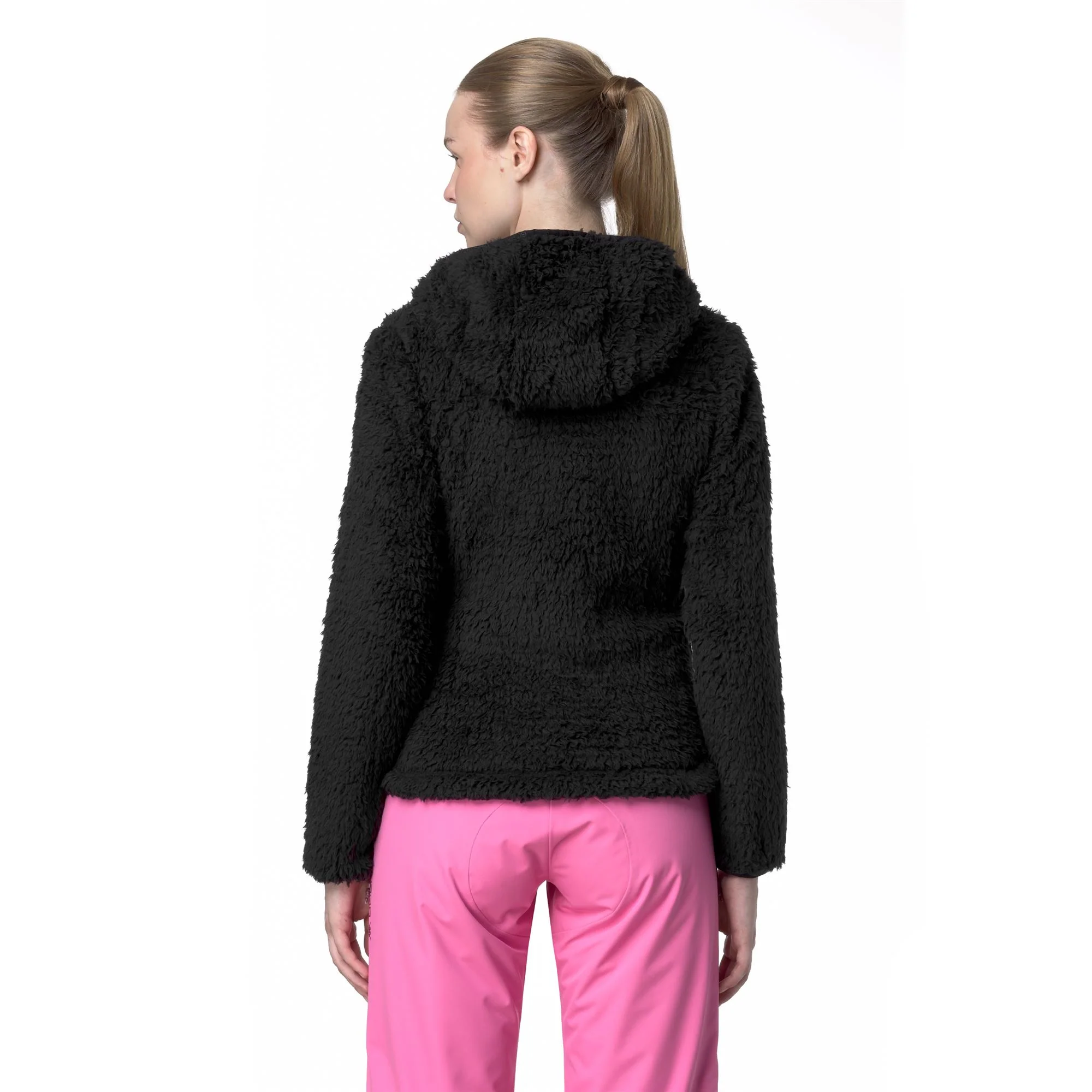 645C - Fleece - Jacket - Woman - Black Dk - Image 6