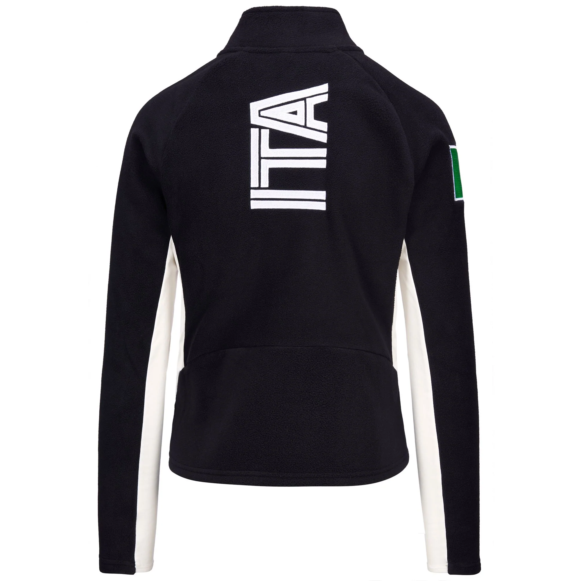 6CENTO 688 ITA - Fleece - Jacket - Woman - BLUE DK NAVY-WHITE COCONUT - Image 3