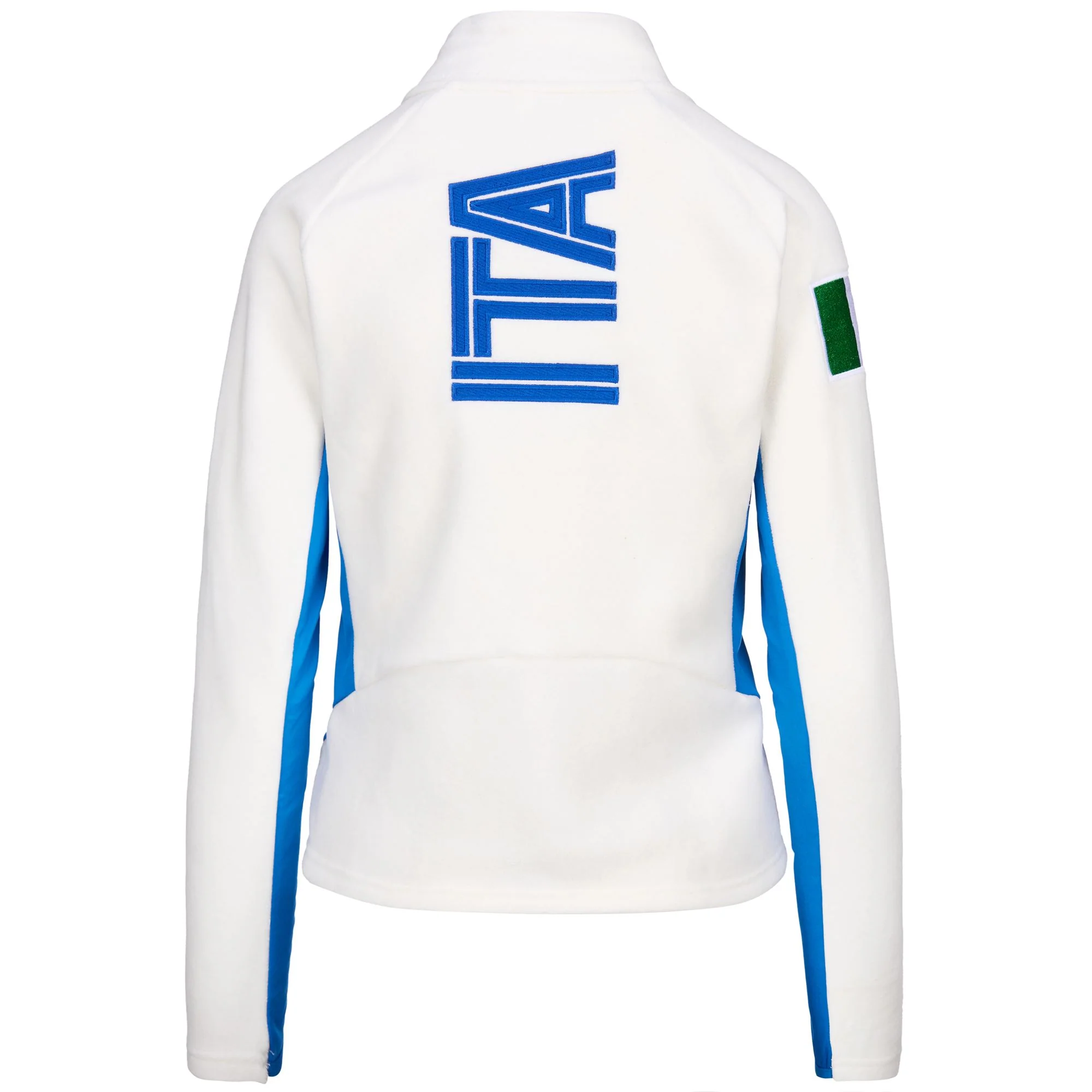 6CENTO 688 ITA - Fleece - Jacket - Woman - WHITE COCONUT-BLUE BRILLIANT - Image 3