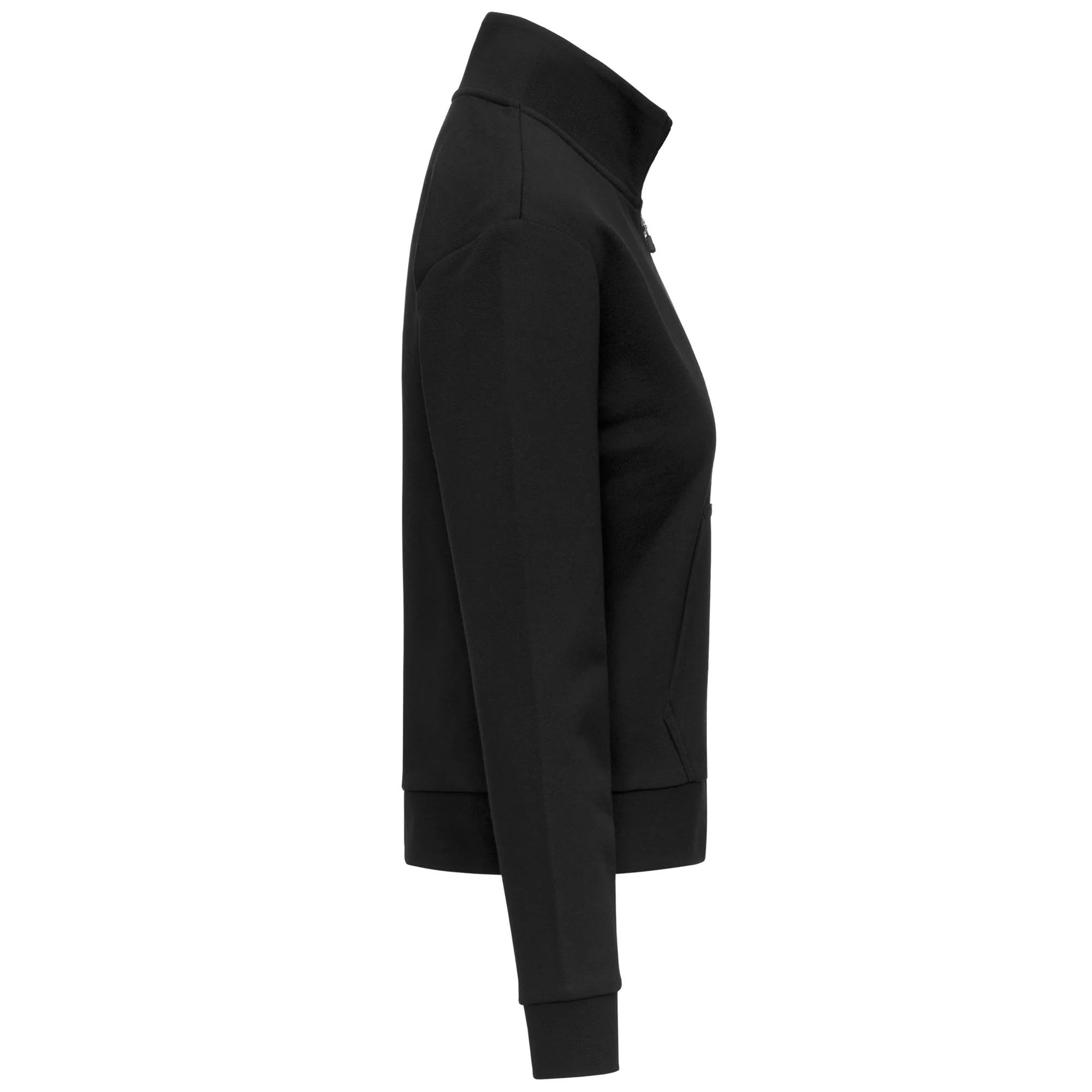 LOGO NUBE - Fleece - Jacket - Woman - BLACK - Image 3
