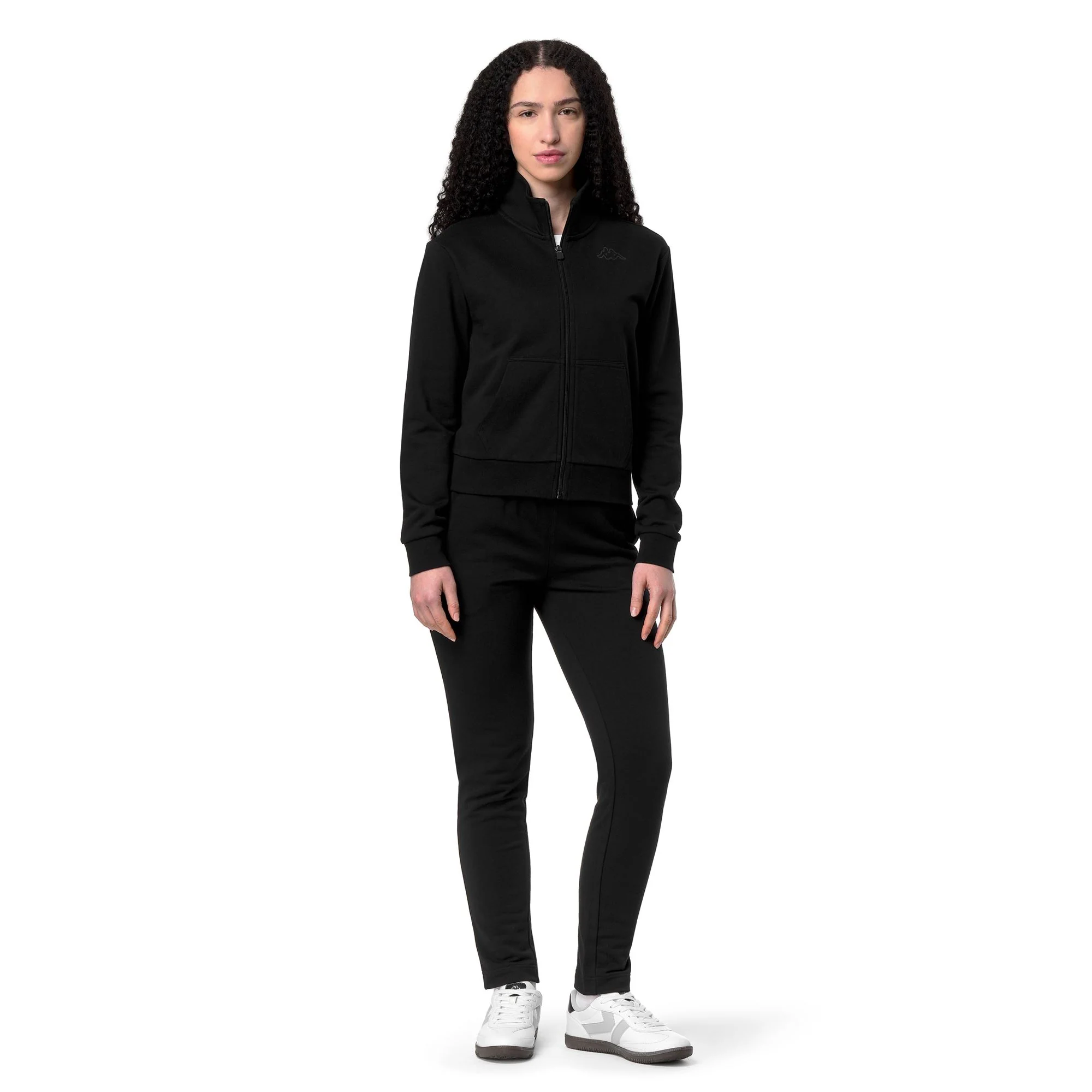 LOGO NUBE - Fleece - Jacket - Woman - BLACK - Image 5