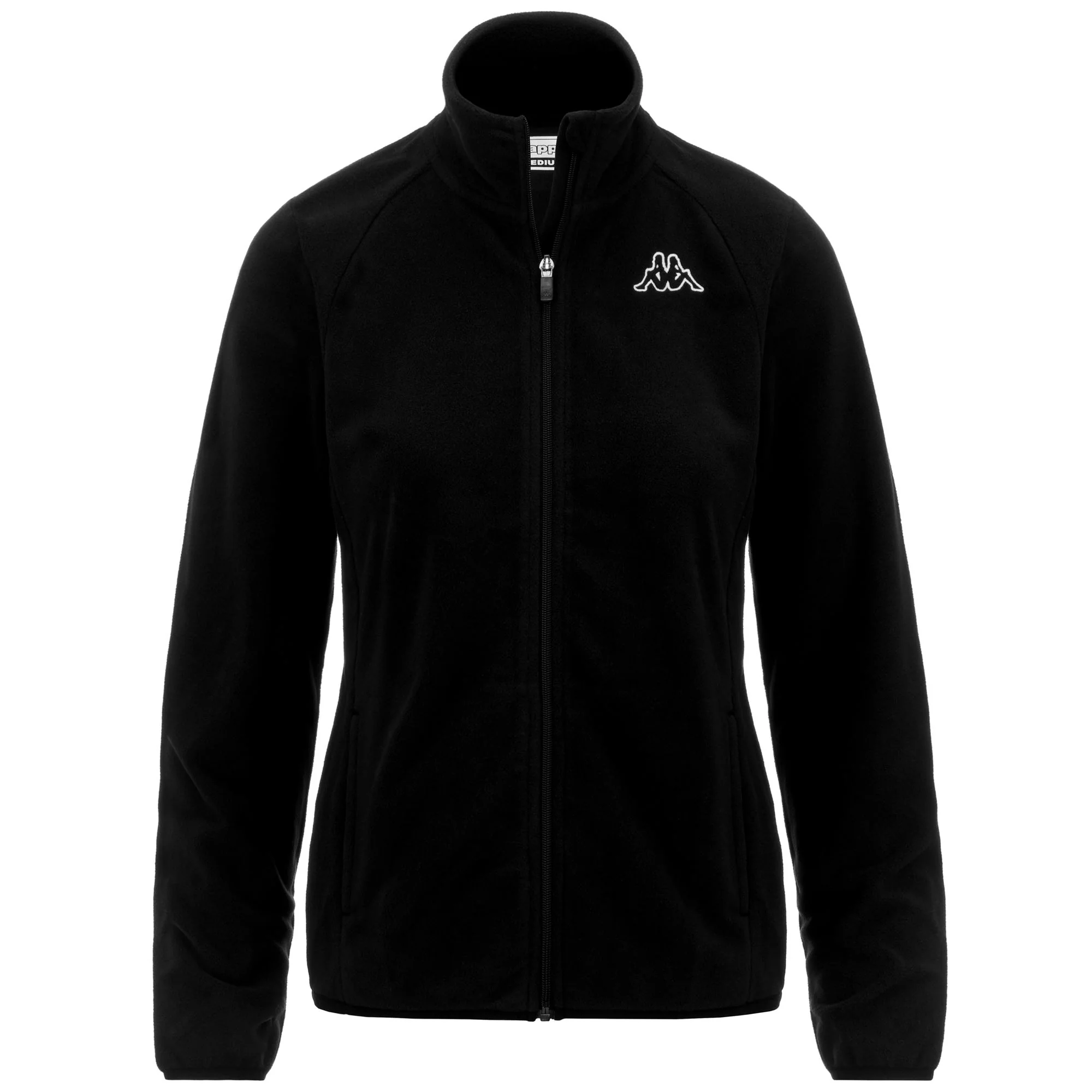 LOGO SAVAUX SLIM - Fleece - Jacket - Woman - BLACK
