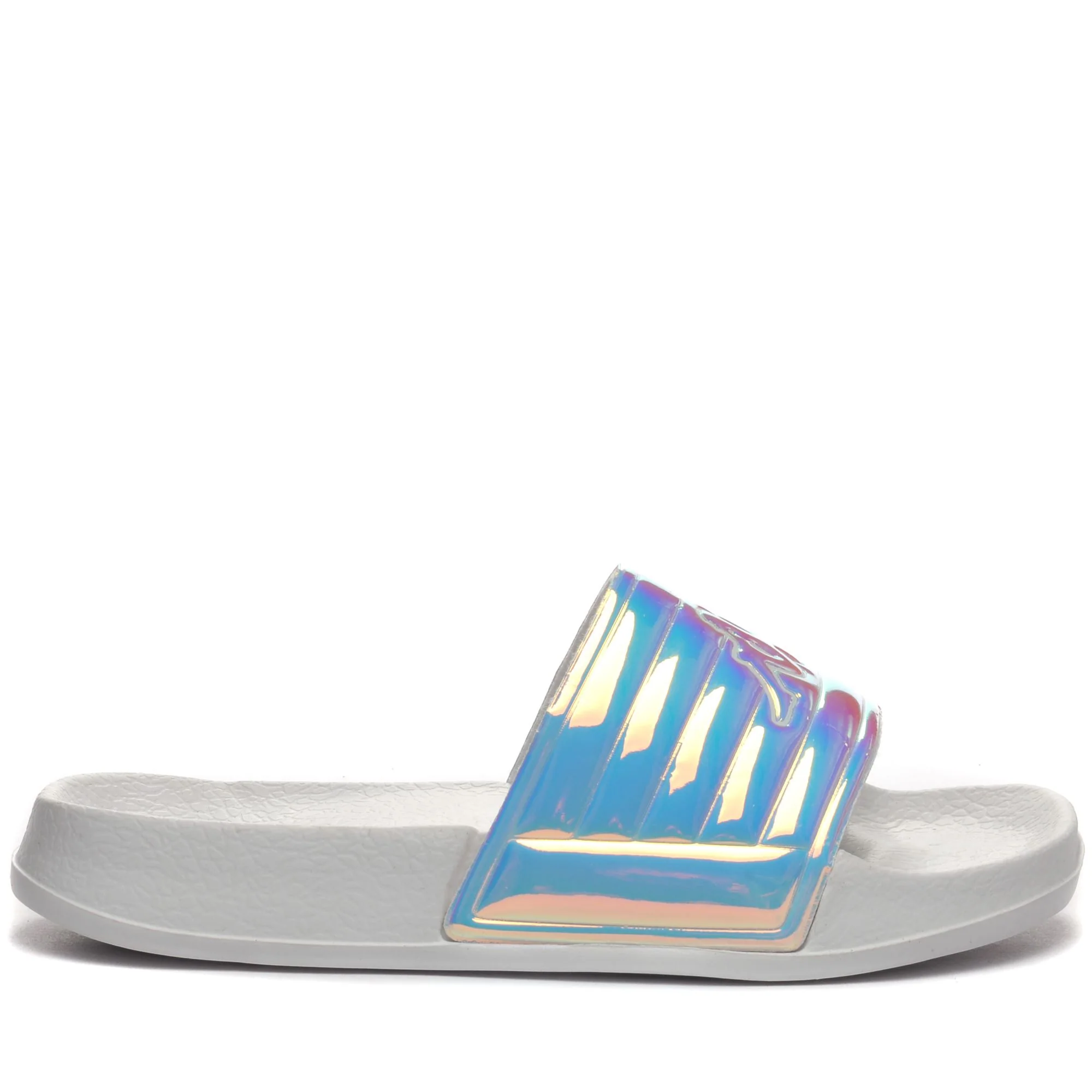LOGO NOLES 4 KID - Flip-Flops - Stripe - Girl - WHITE-IRIDISCENT - Image 3
