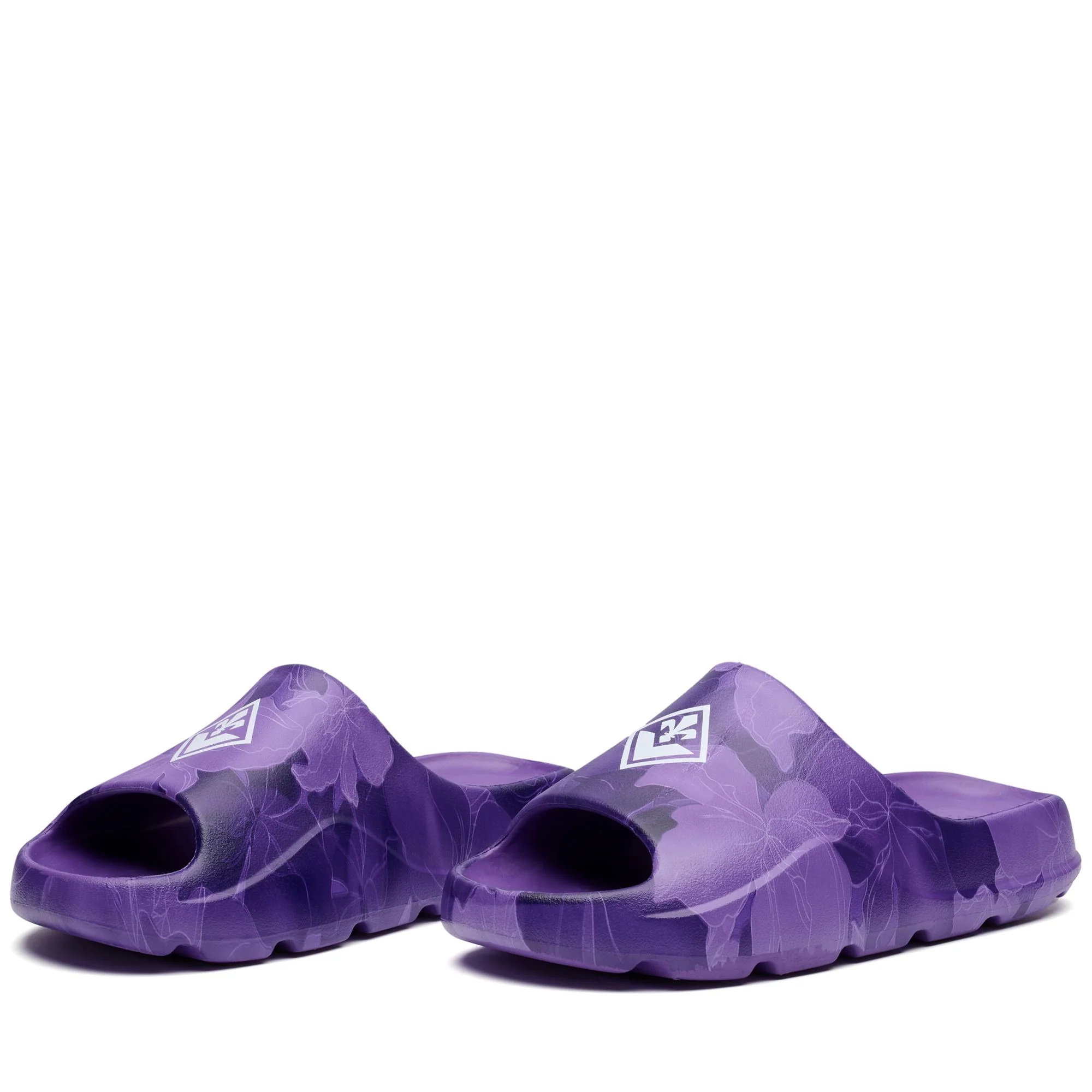 PLUME 2 FIORENTINA - Flip-Flops - Stripe - Unisex - VIOLET INDIGO-WHITE