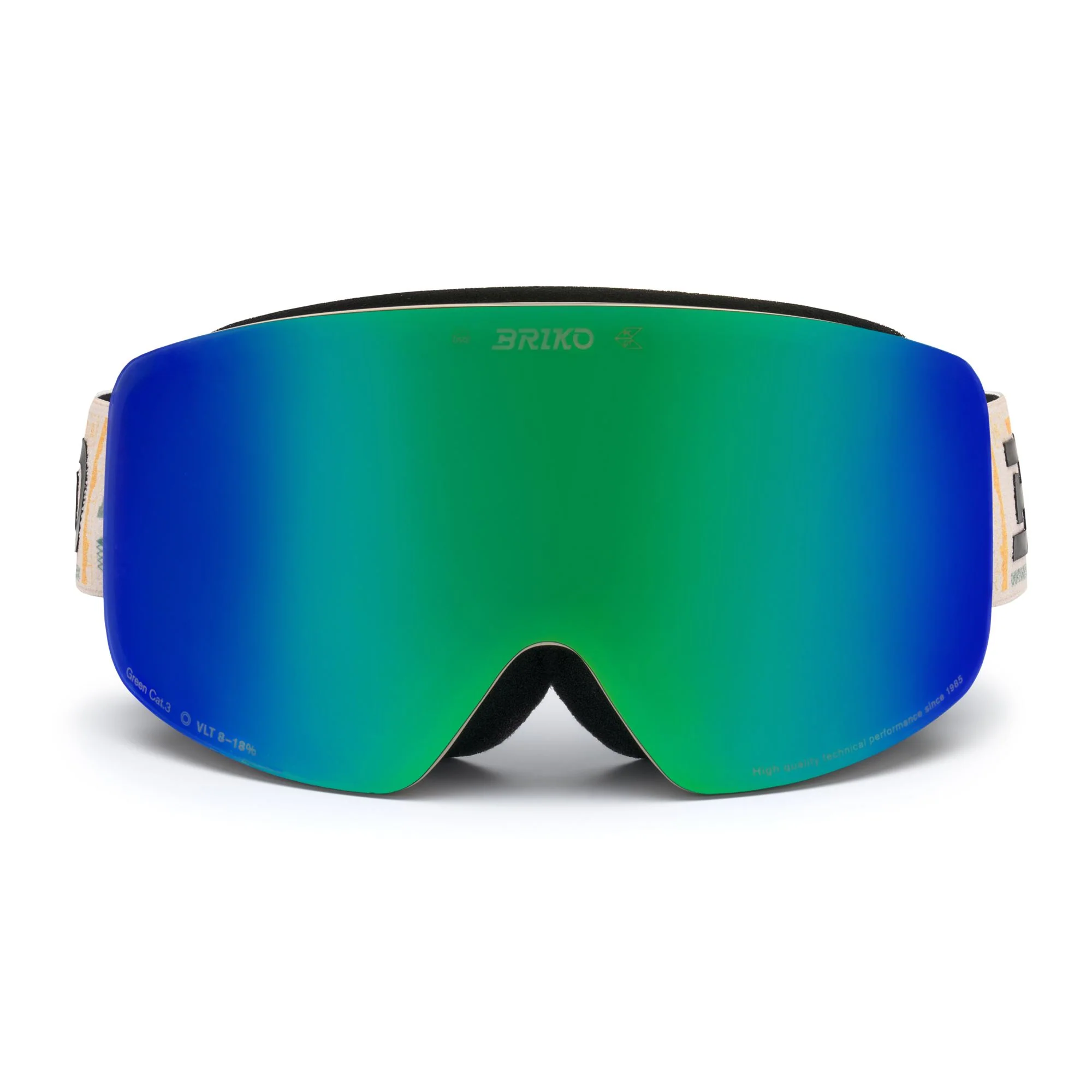 HORIZON 2 LENSES - Goggles - Ski Goggles - Unisex - GRAPHIC BEIGIE TANGERINE-GRM3Y1