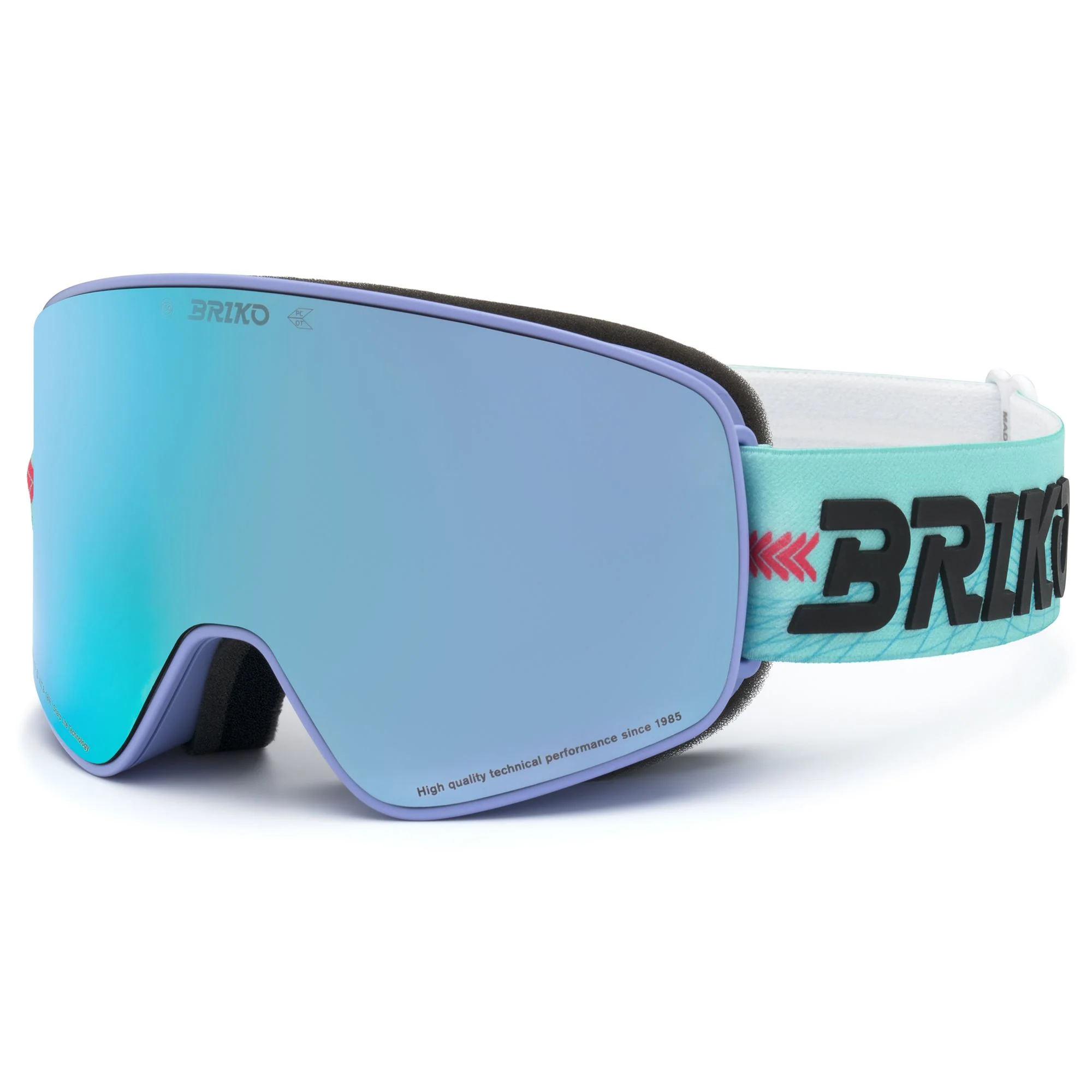 INGRID SHARP LITE 2 LENSES - Goggles - Ski Goggles - Unisex - GRAPHIC MINT GREEN LAVANDER-BBMBM3P1 - Image 3