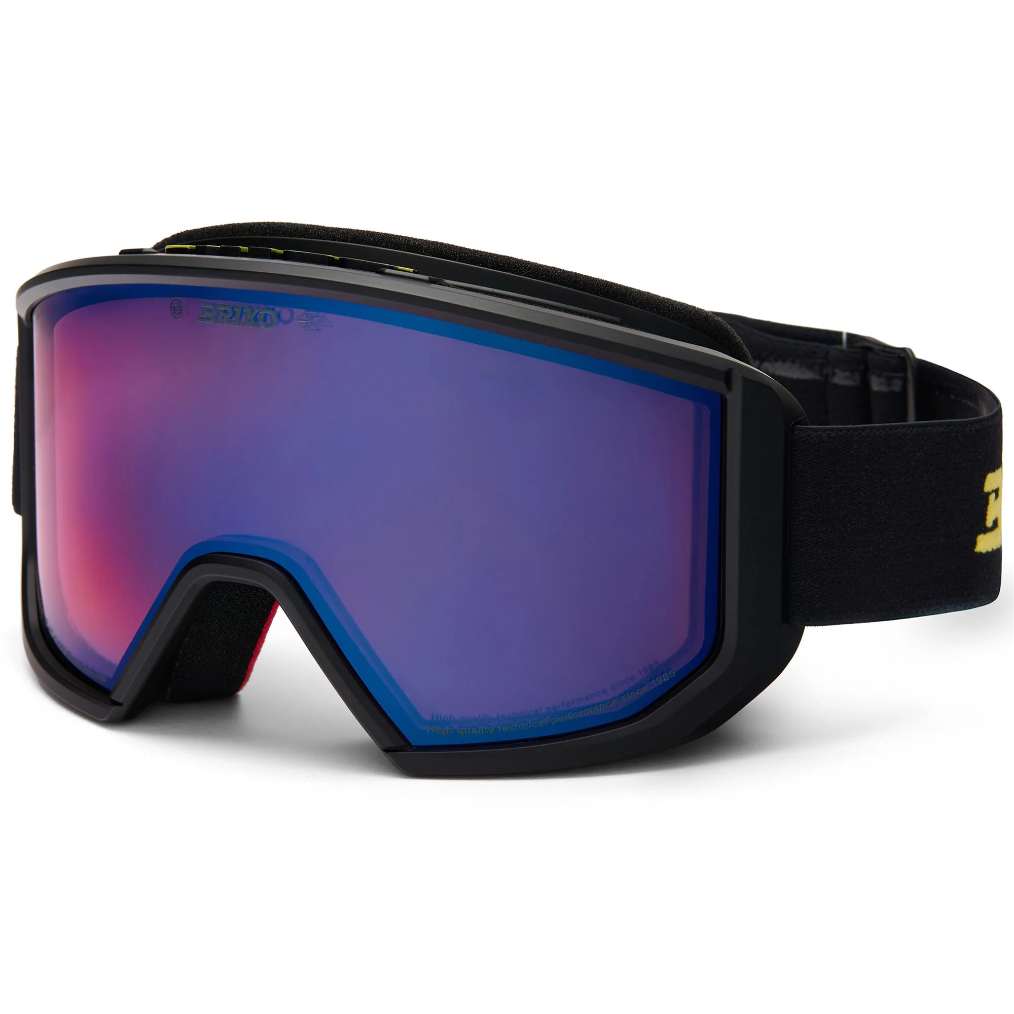 VULCANO MASK SHARP LITE - Goggles - Ski Goggles - Unisex - Black Yellow-RBBM1 - Image 3