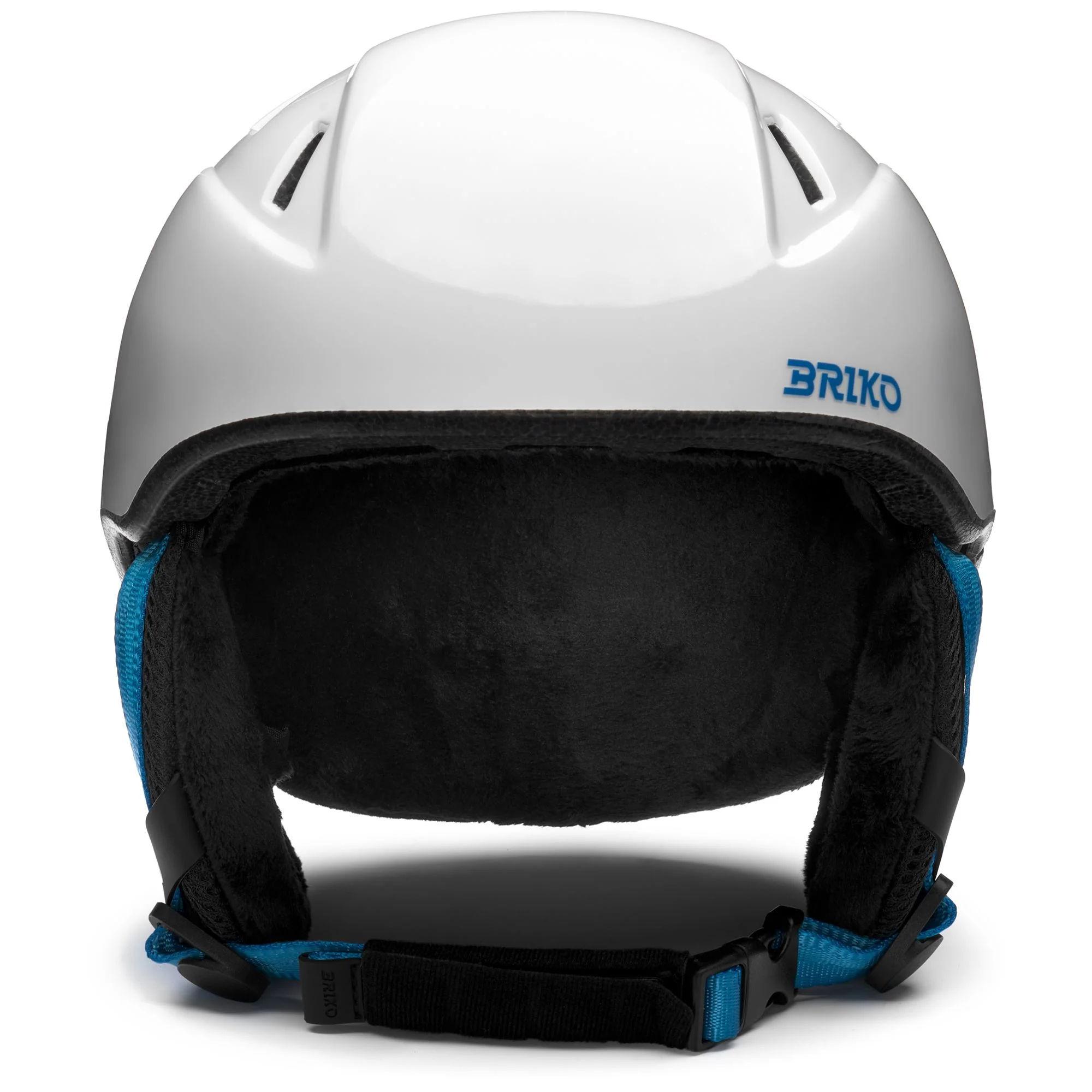 MAKALU - Helmets - Helmet - Kid unisex - Shiny White-Lochmara Blue - Image 3