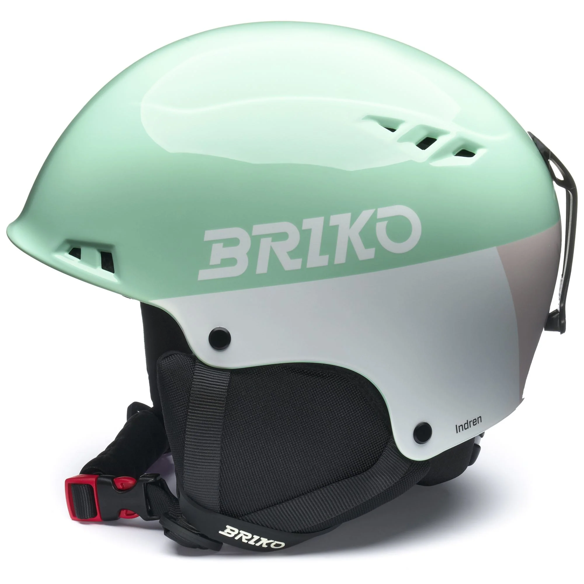INDREN - Helmets - Helmet - Unisex - Shiny Edgewater Green-White-Oyster Pink - Image 2