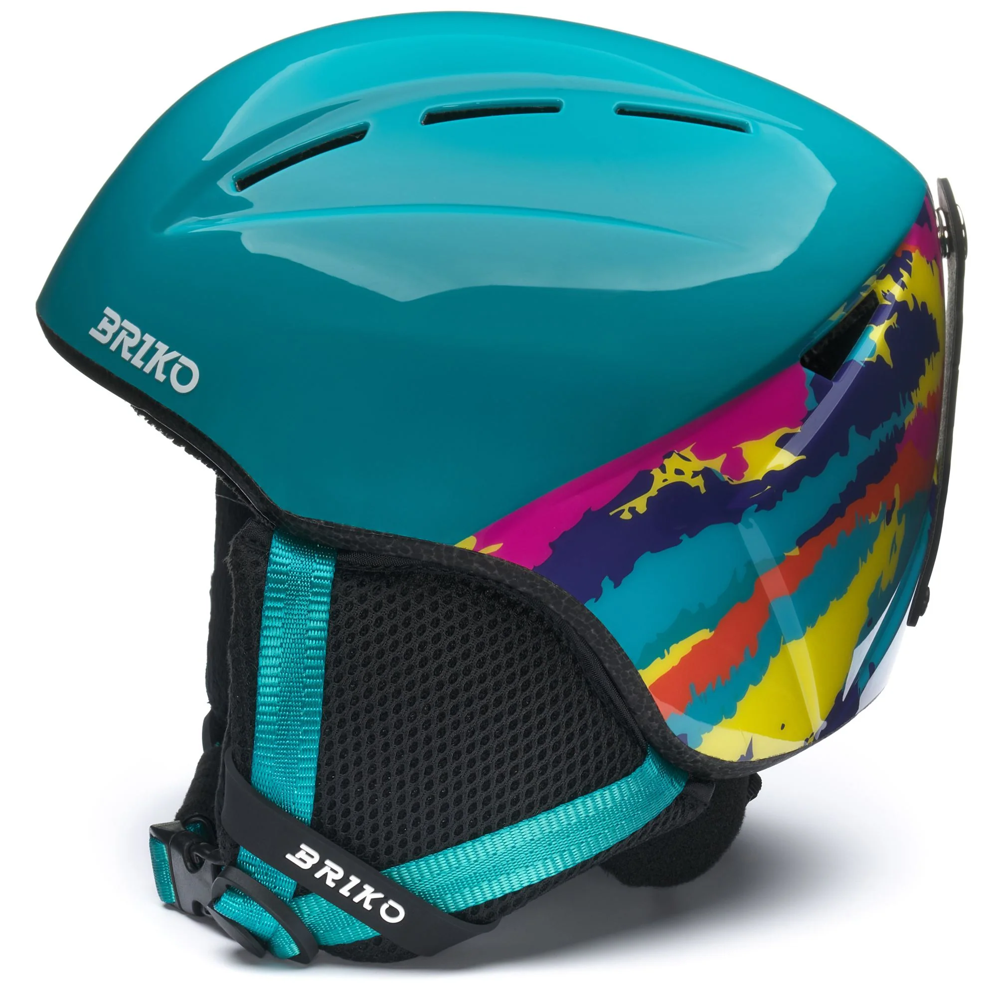 MAKALU GRAPHIK - Helmets - Helmet - Kid unisex - SHINY BLUE LAGOON-MULTICOLOR - Image 2