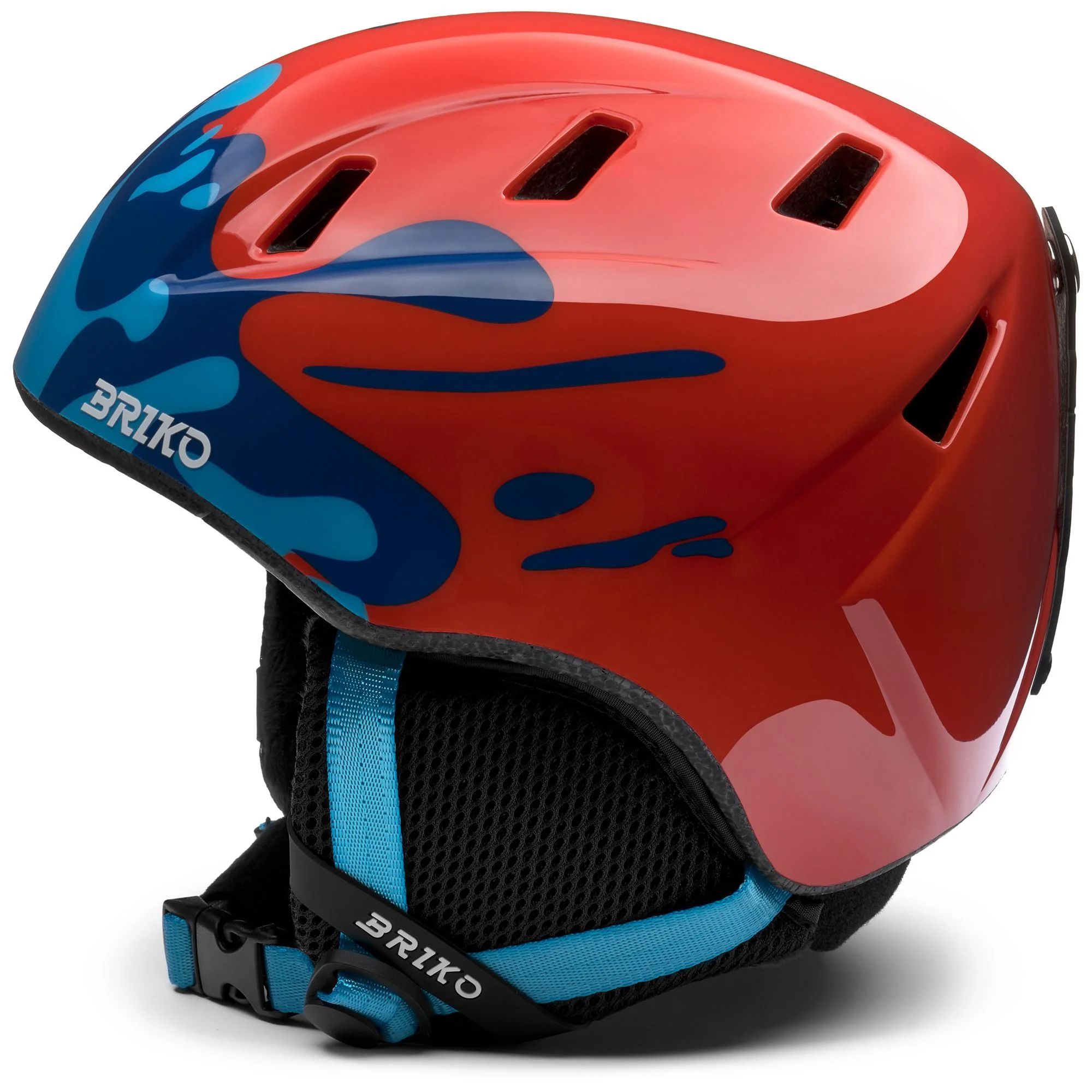 MAKALU GRAPHIK - Helmets - Helmet - Kid unisex - SHINY MONZA RED-SMALT BLUE-CERULEAN-WHITE - Image 2