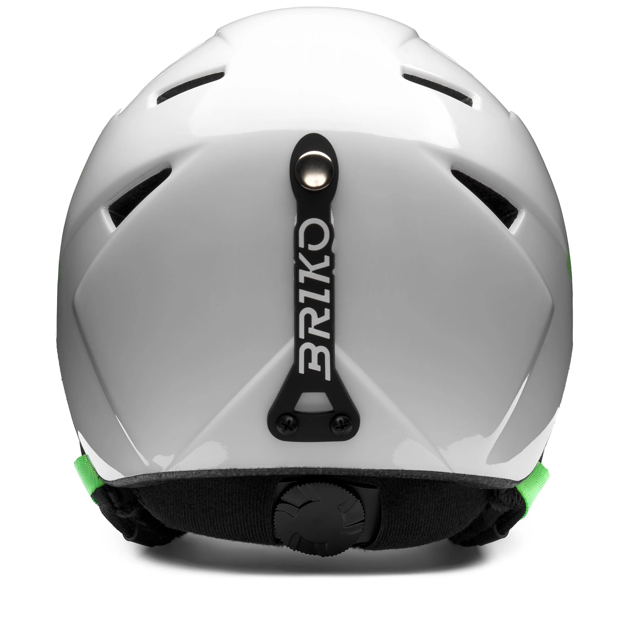 MAKALU GRAPHIK - Helmets - Helmet - Kid unisex - SHINY WHITE-NEON GREEN-ENDEAVOUR BLUE - Image 4