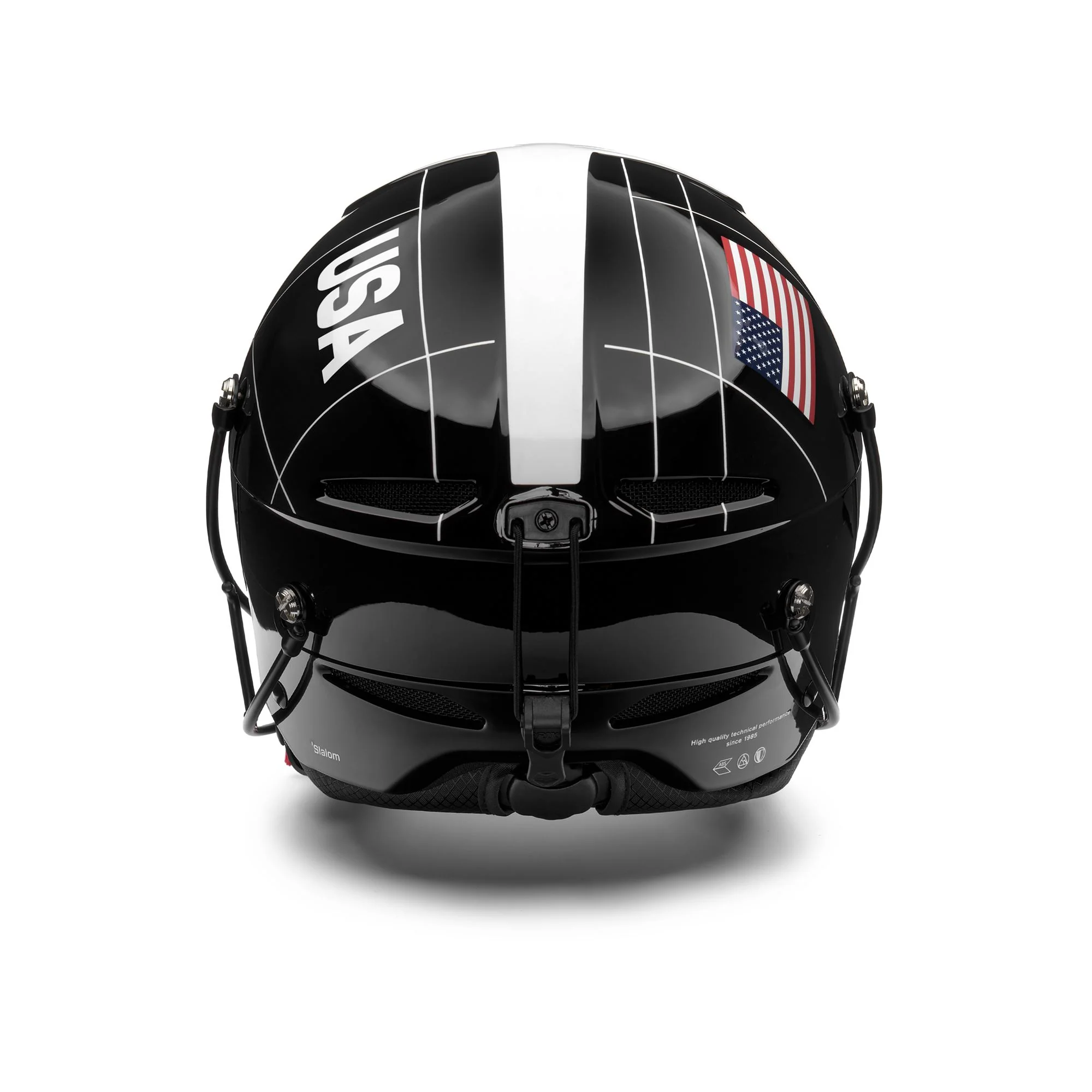SLALOM 2.0 USA - Helmets - Helmet - Unisex - Shiny Black-White-Cardinal Red - Image 4