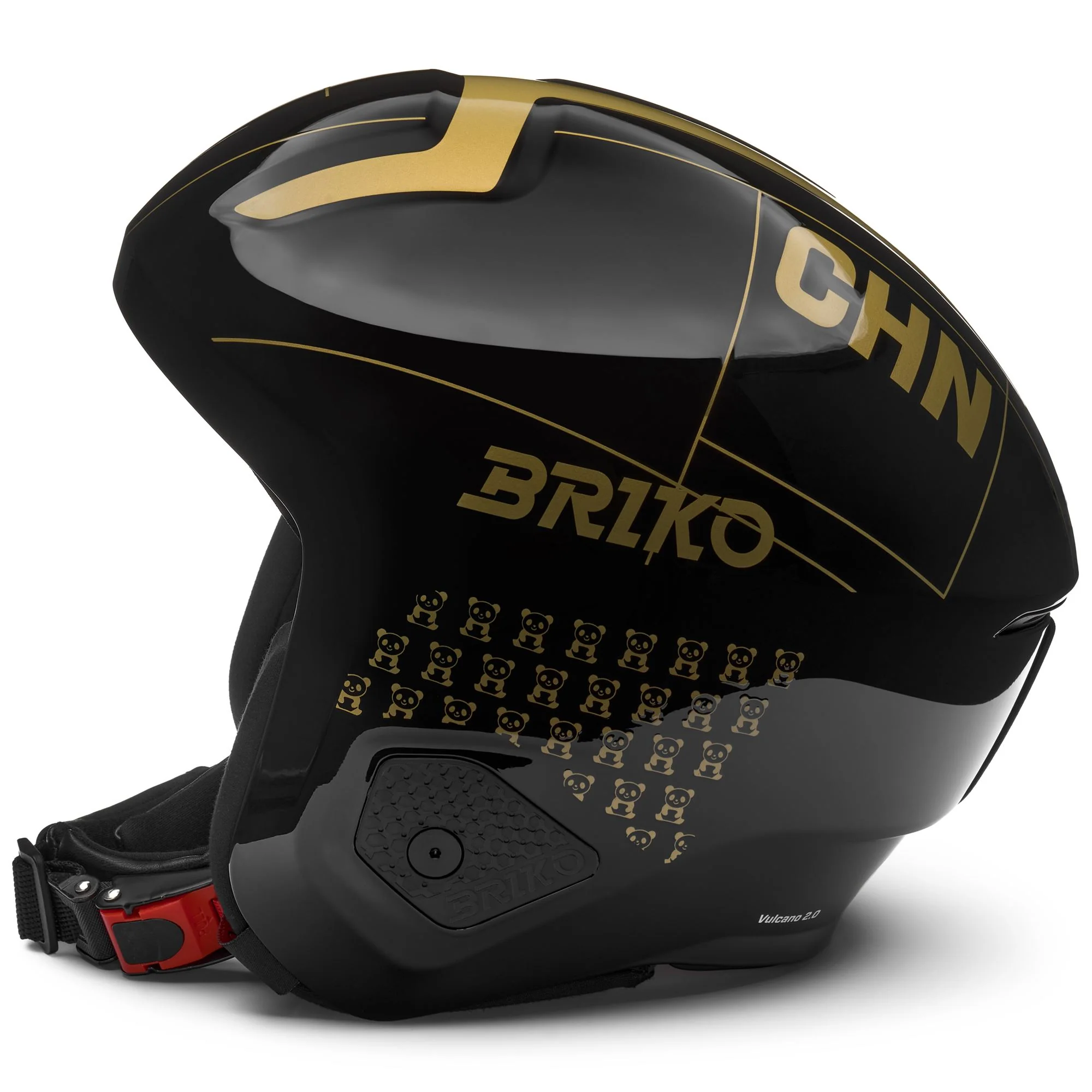 VULCANO 2.0 CHINA MIPS - Helmets - Helmet - Unisex - Shiny Black-Gold - Image 2