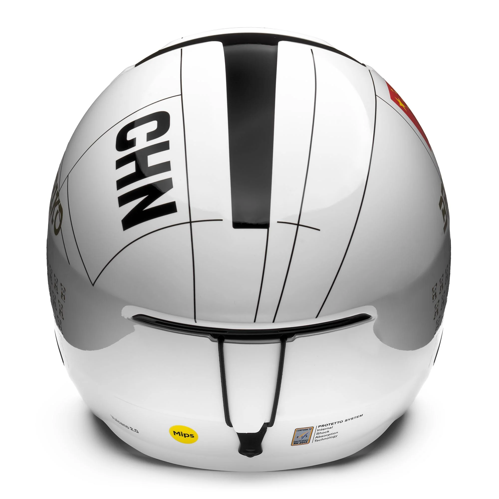 VULCANO 2.0 CHINA MIPS - Helmets - Helmet - Unisex - Shiny White-Black-Gold - Image 4