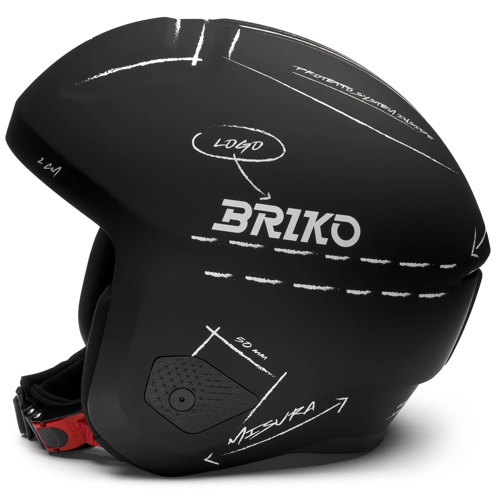 VULCANO 2.0 GRAPHIK - Helmets - Helmet - Unisex - Matt Black-White - Image 2