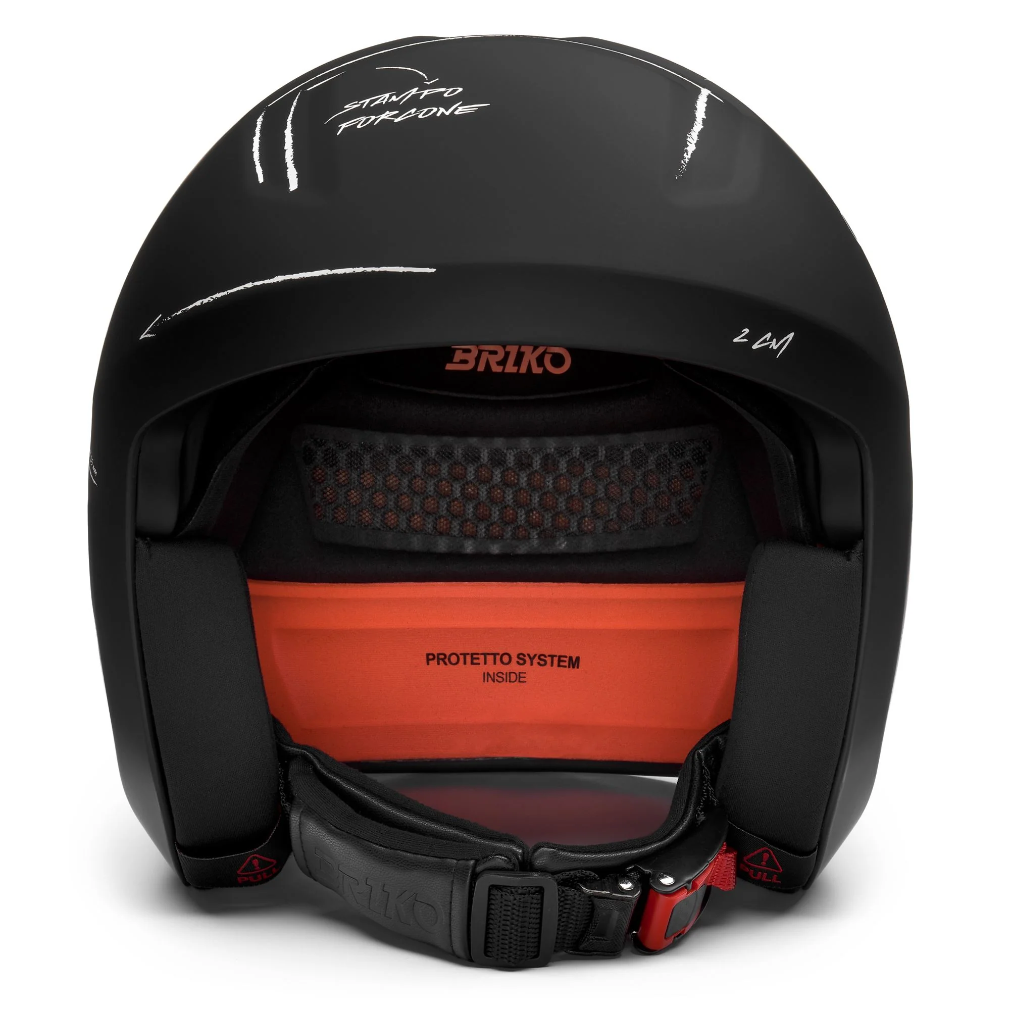VULCANO 2.0 GRAPHIK - Helmets - Helmet - Unisex - Matt Black-White - Image 3