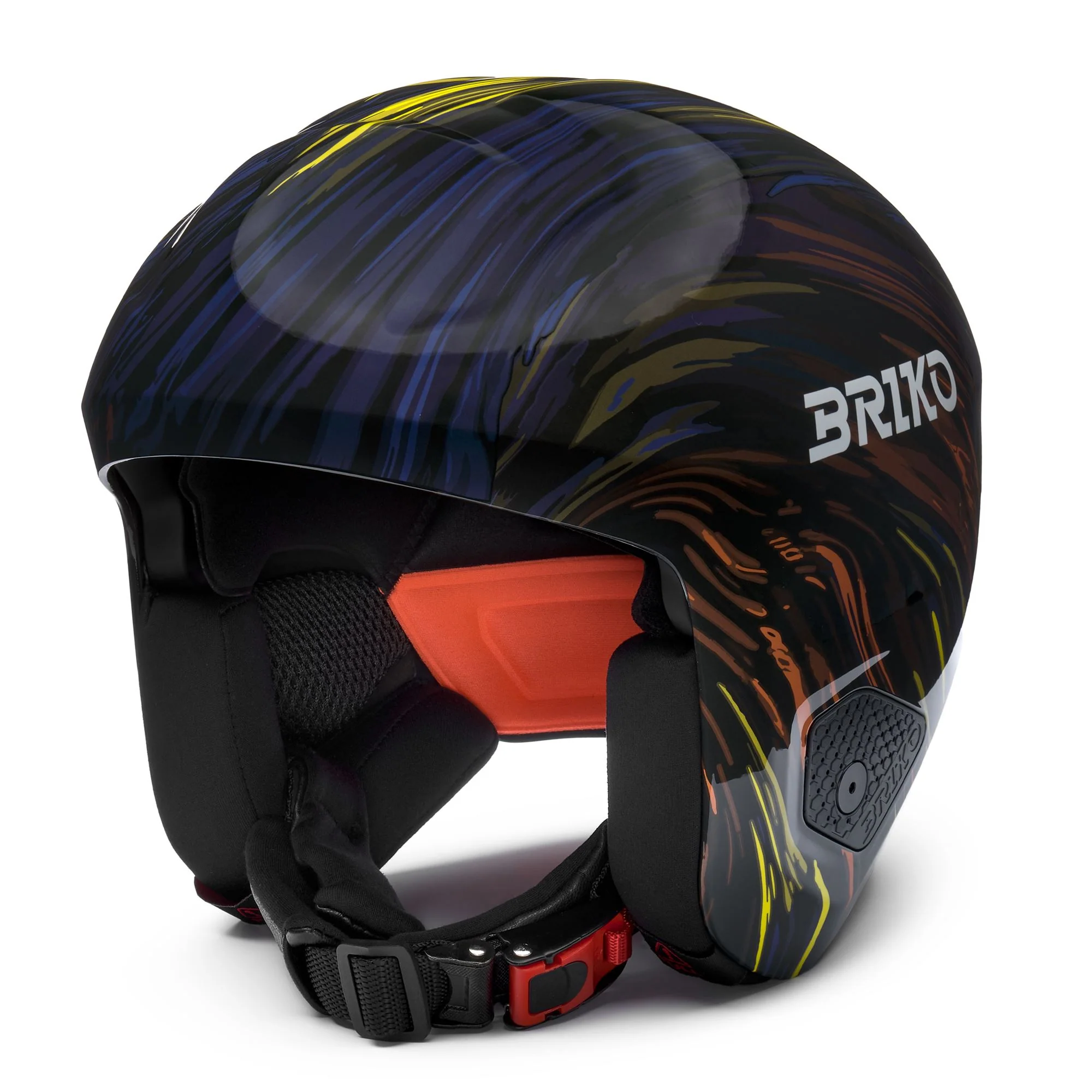VULCANO 2.0 GRAPHIK - Helmets - Helmet - Unisex - Shiny Cobalt Blue-Yellow-Orange-Black