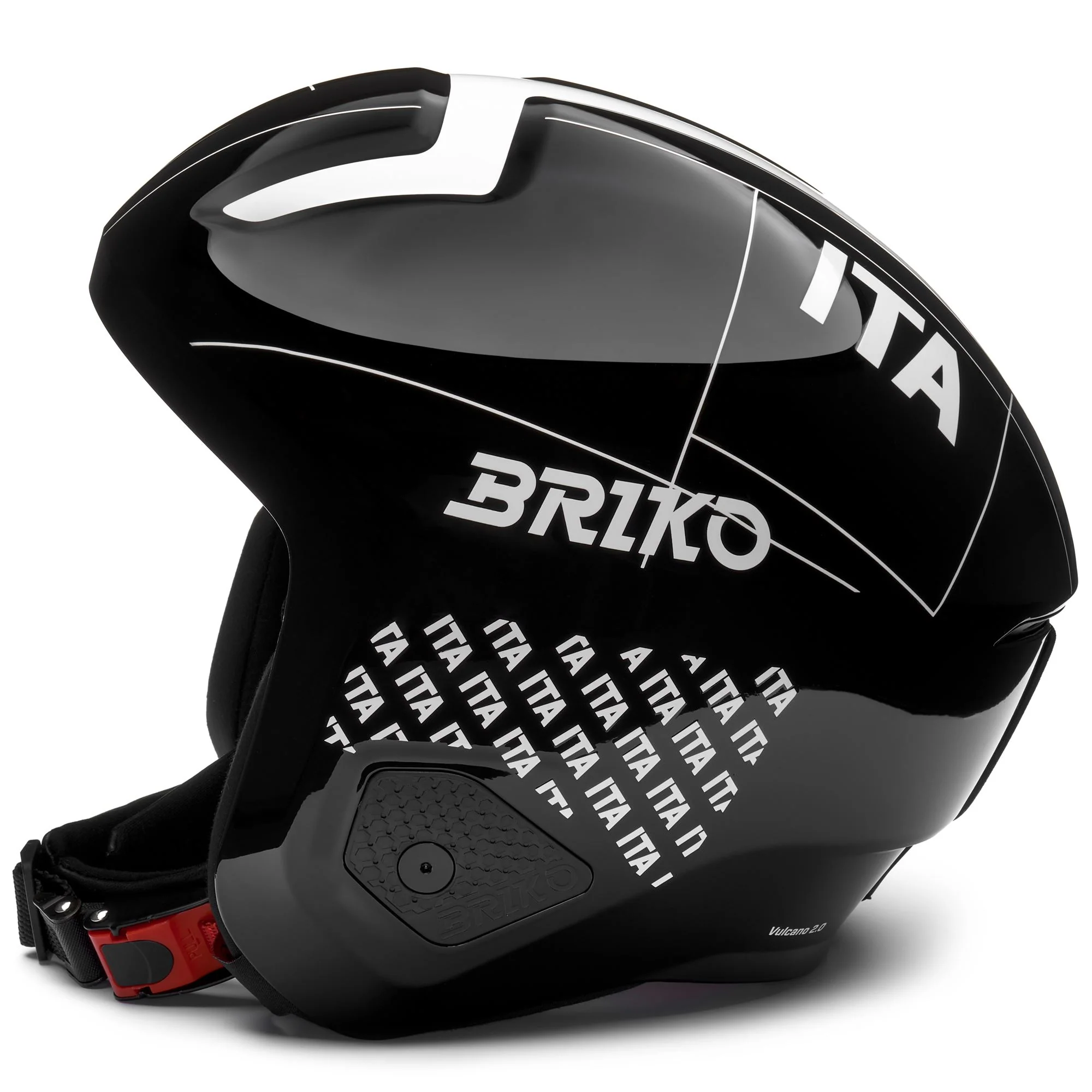 VULCANO 2.0 ITALIA MIPS - Helmets - Helmet - Unisex - Shiny Black-White - Image 2
