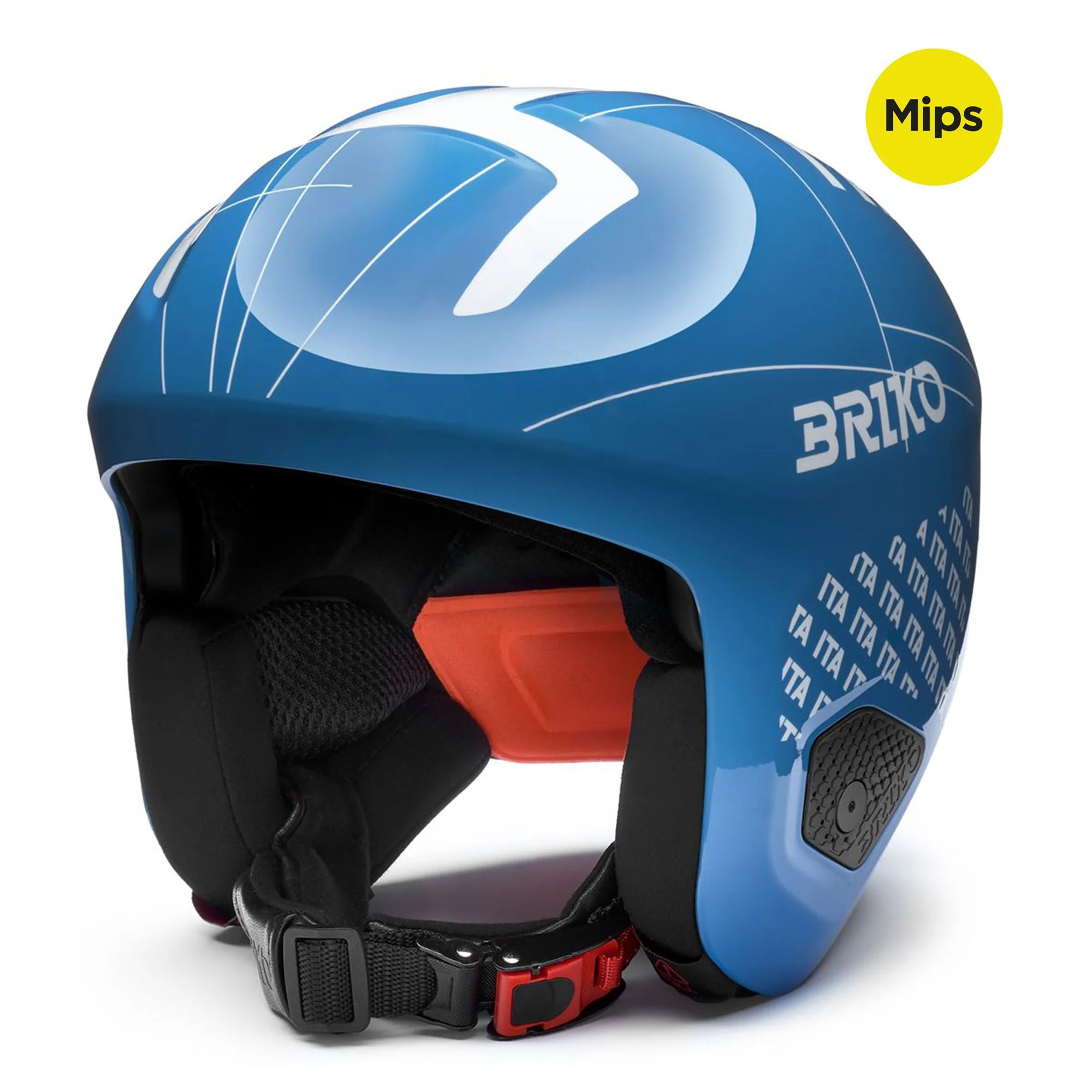 VULCANO 2.0 ITALIA MIPS - Helmets - Helmet - Unisex - Shiny Science Blue-White
