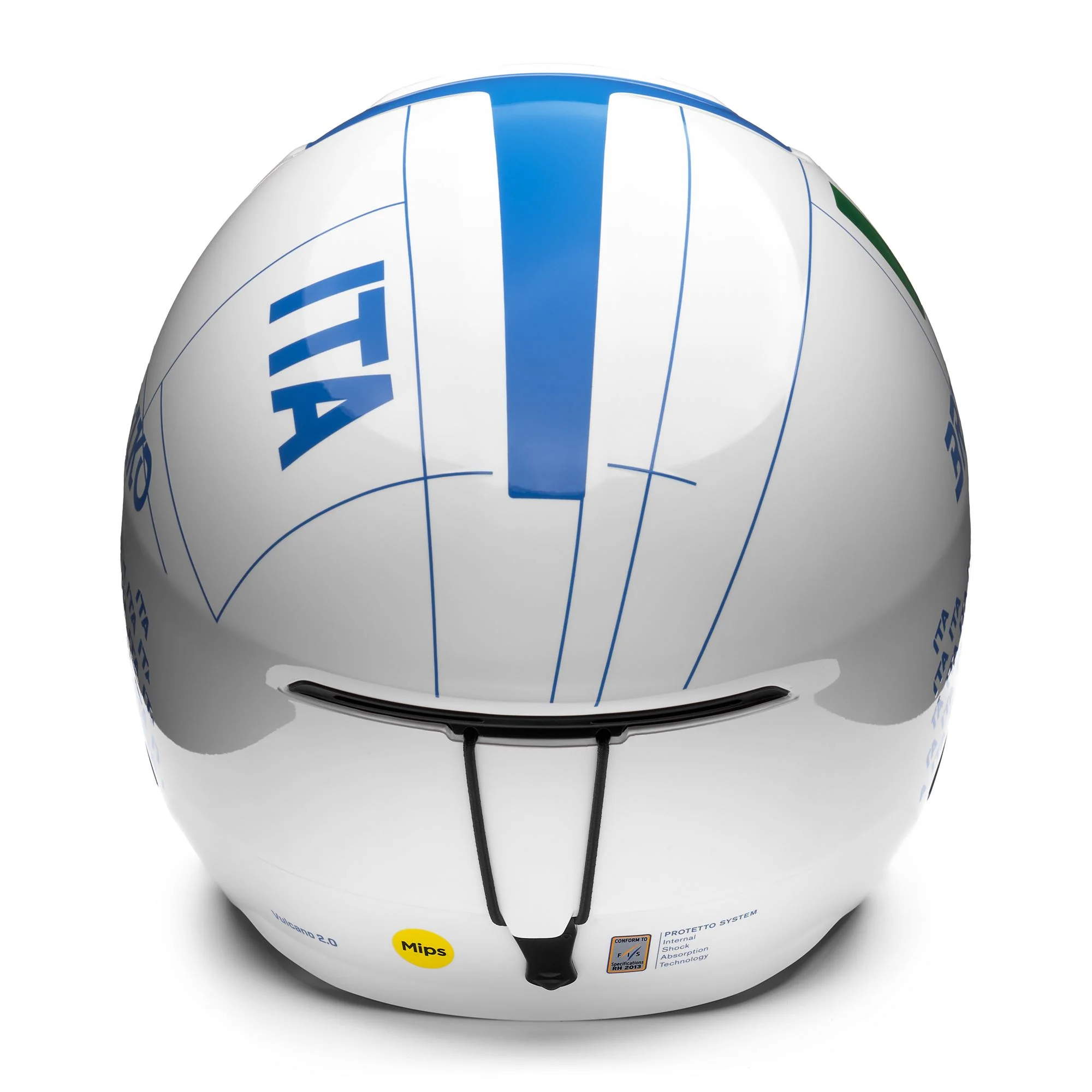 VULCANO 2.0 ITALIA MIPS - Helmets - Helmet - Unisex - Shiny White-Science Blue - Image 4