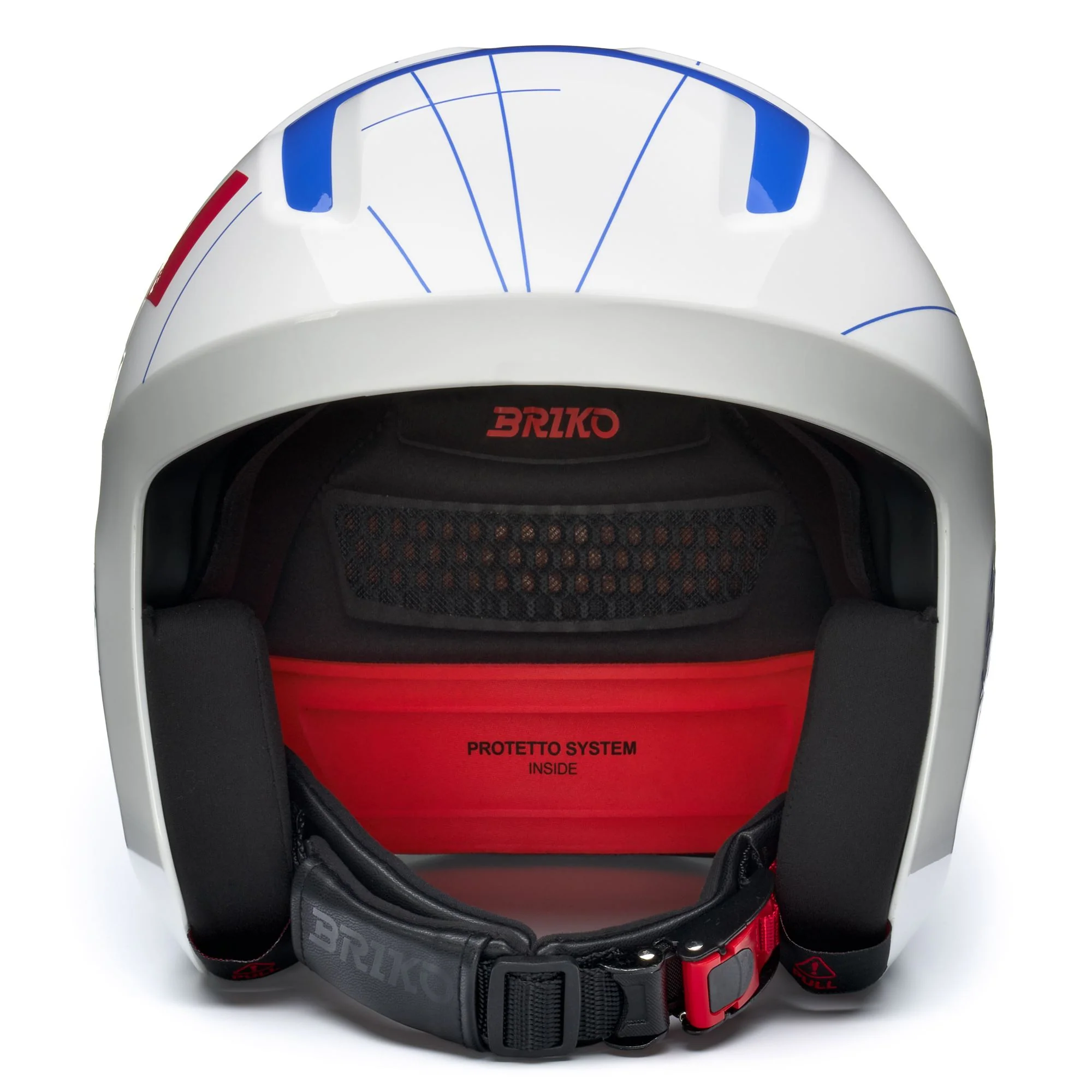 VULCANO 2.0 ITALIA - Helmets - Helmet - Unisex - Shiny White-Science Blue - Image 3