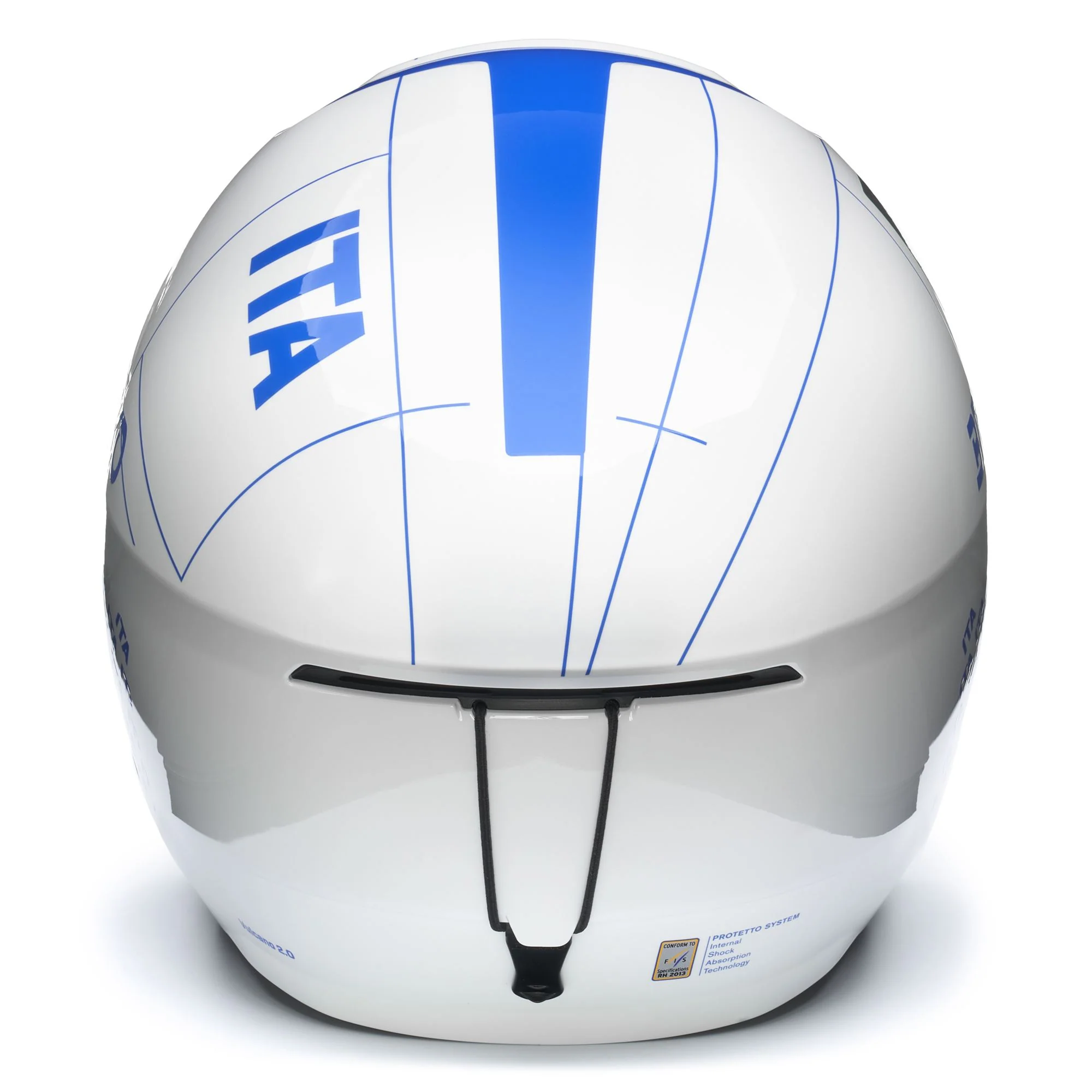 VULCANO 2.0 ITALIA - Helmets - Helmet - Unisex - Shiny White-Science Blue - Image 4