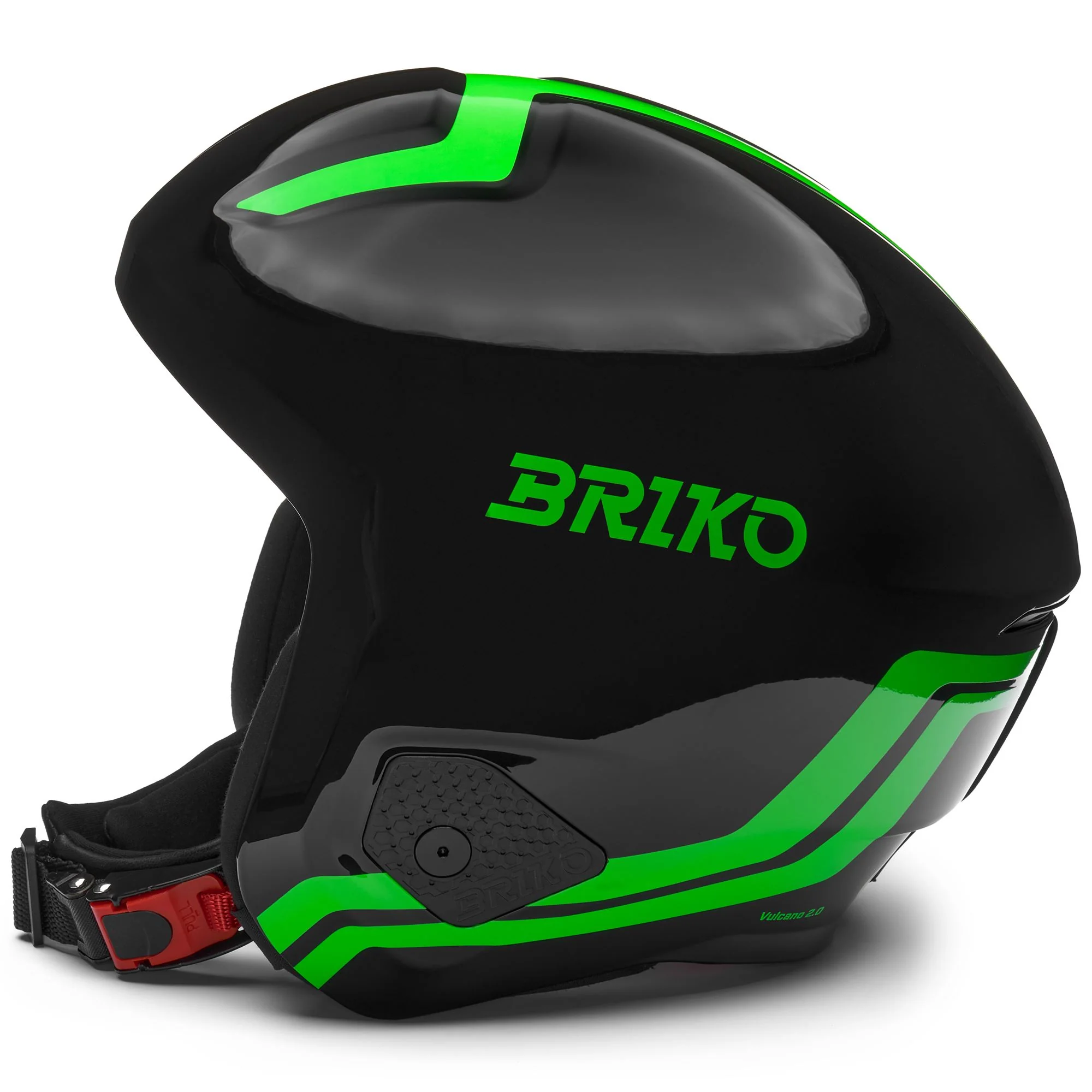VULCANO 2.0 MIPS - Helmets - Helmet - Unisex - Shiny Black-Neon Green - Image 2