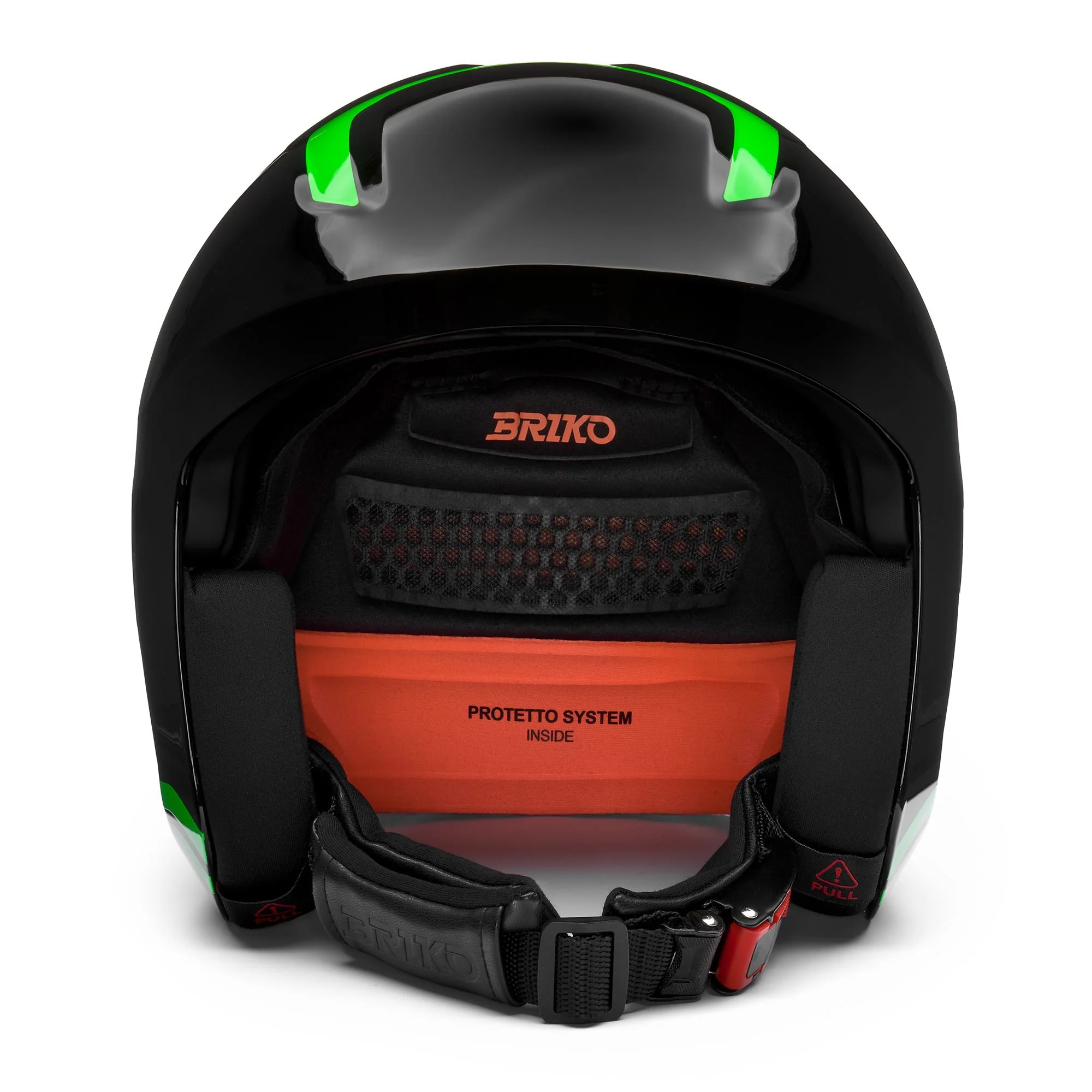 VULCANO 2.0 MIPS - Helmets - Helmet - Unisex - Shiny Black-Neon Green - Image 3