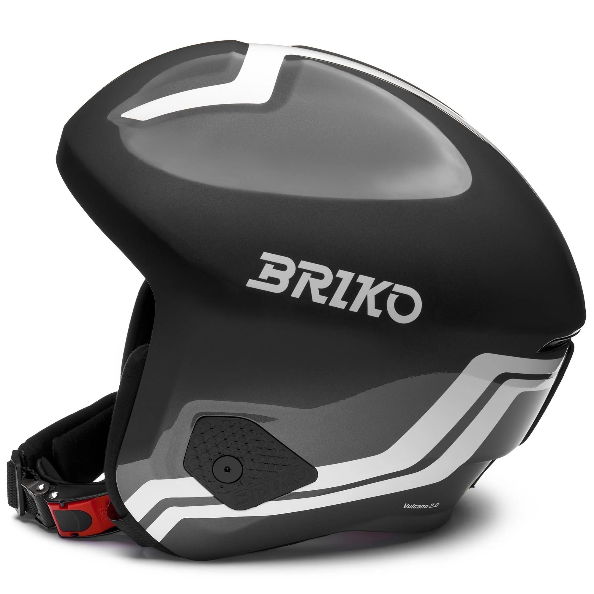 VULCANO 2.0 MIPS - Helmets - Helmet - Unisex - Shiny Metallic Dark Grey-White - Image 2