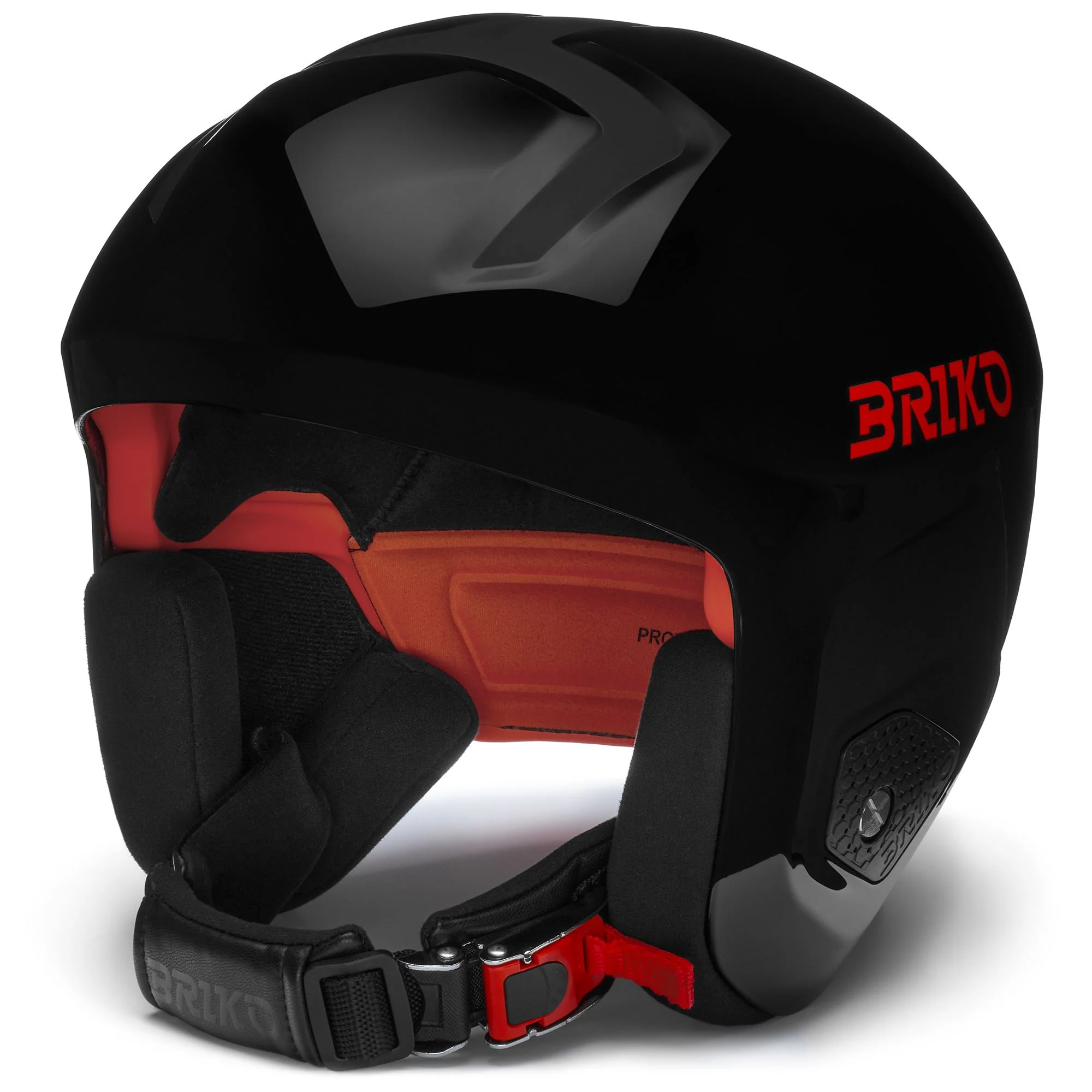 VULCANO 2.0 - Helmets - Helmet - Unisex - Shiny Black-Orange Fluo