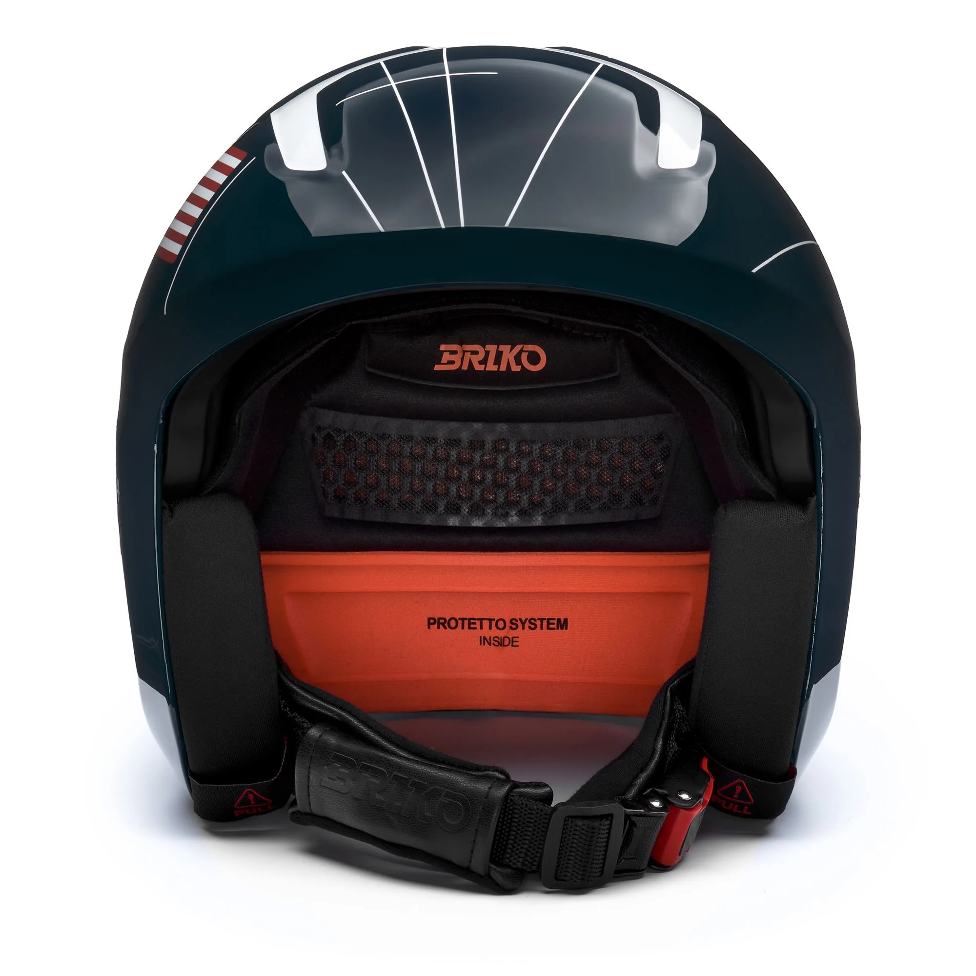 VULCANO 2.0 USA MIPS - Helmets - Helmet - Unisex - Shiny Blue-White-Cardinal Red - Image 3