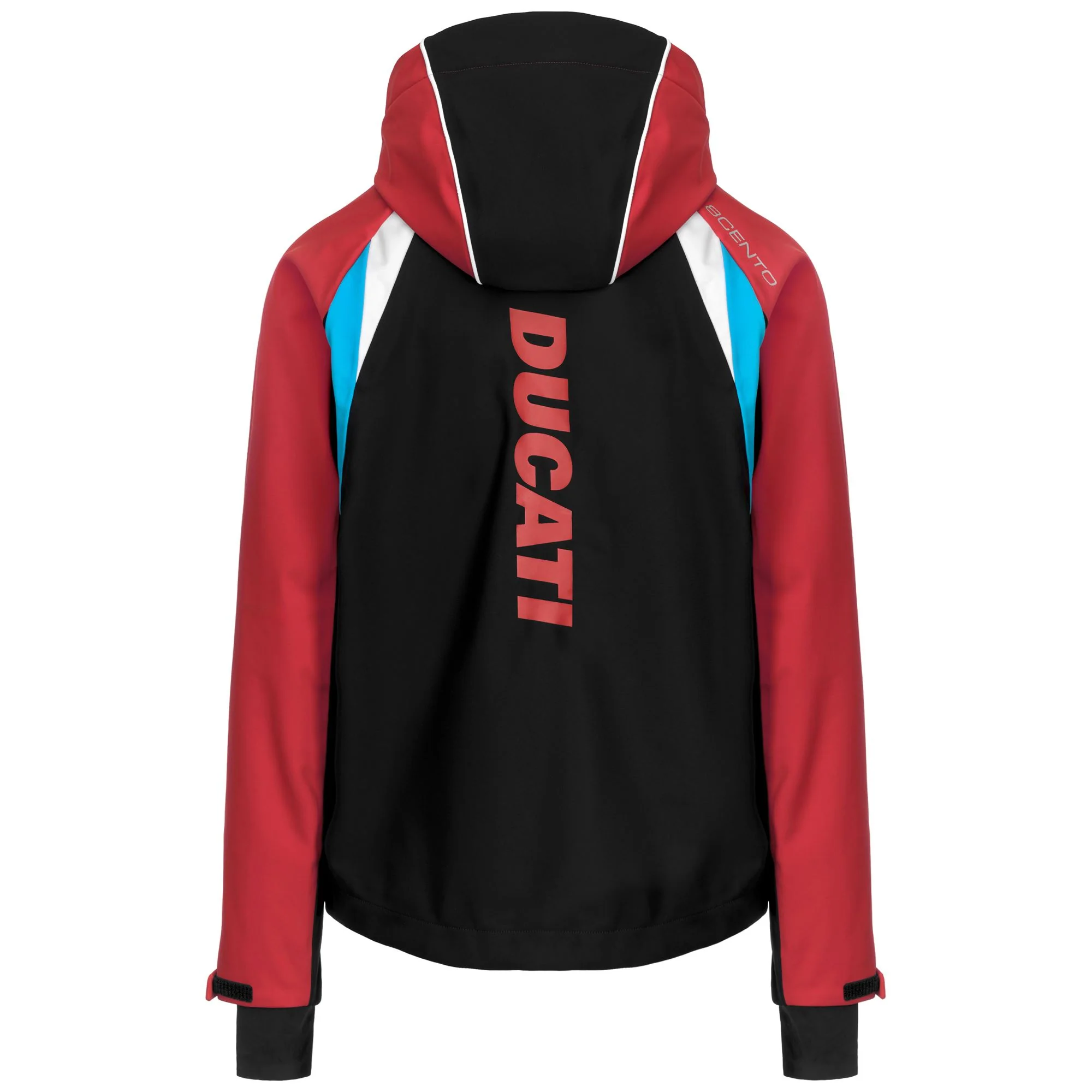 8CENTO 820 DUCATI - Jackets - Mid - Man - BLACK-RED-BLUE BRILLIANT - Image 3
