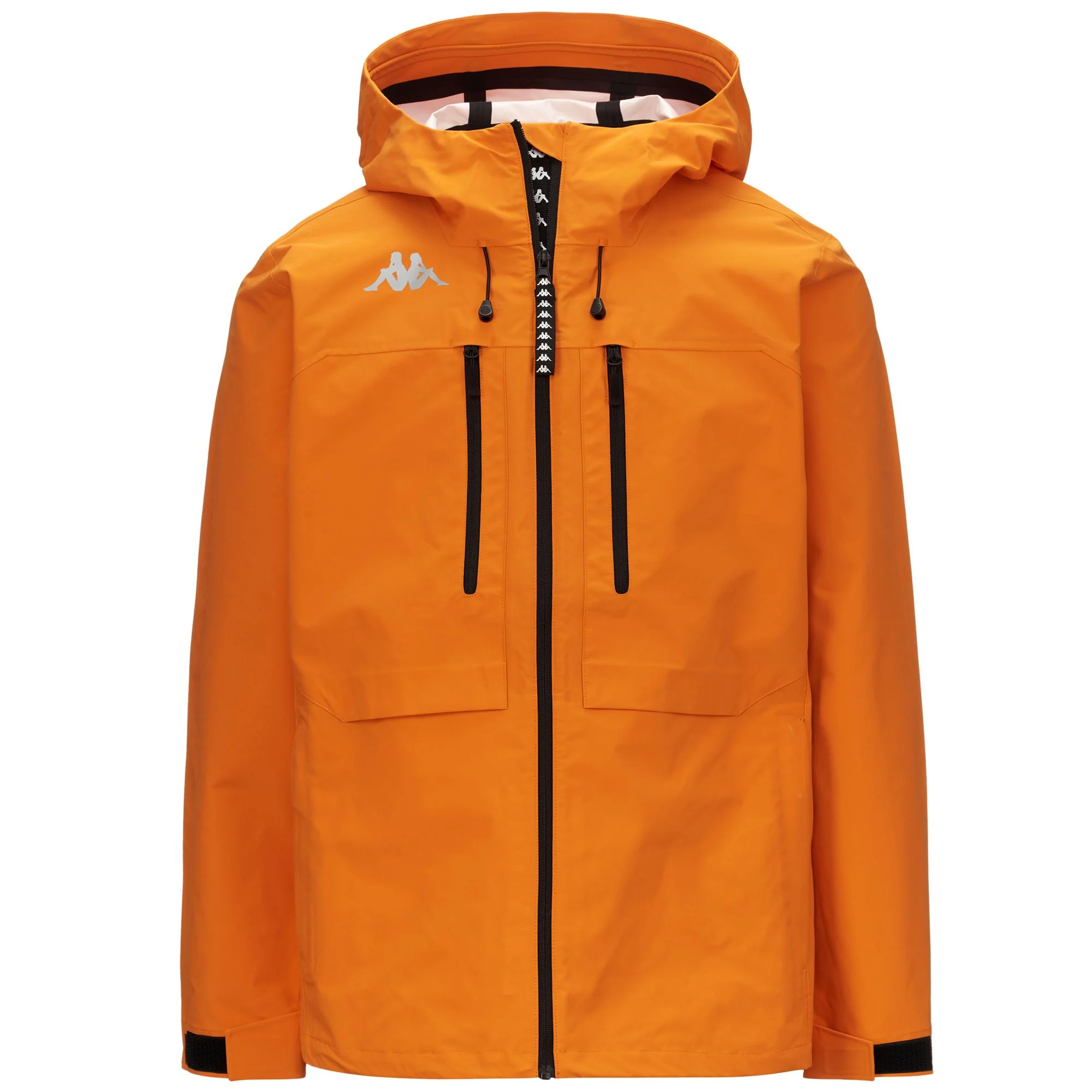 HUSHUO - Jackets - Short - Man - ORANGE-BLACK